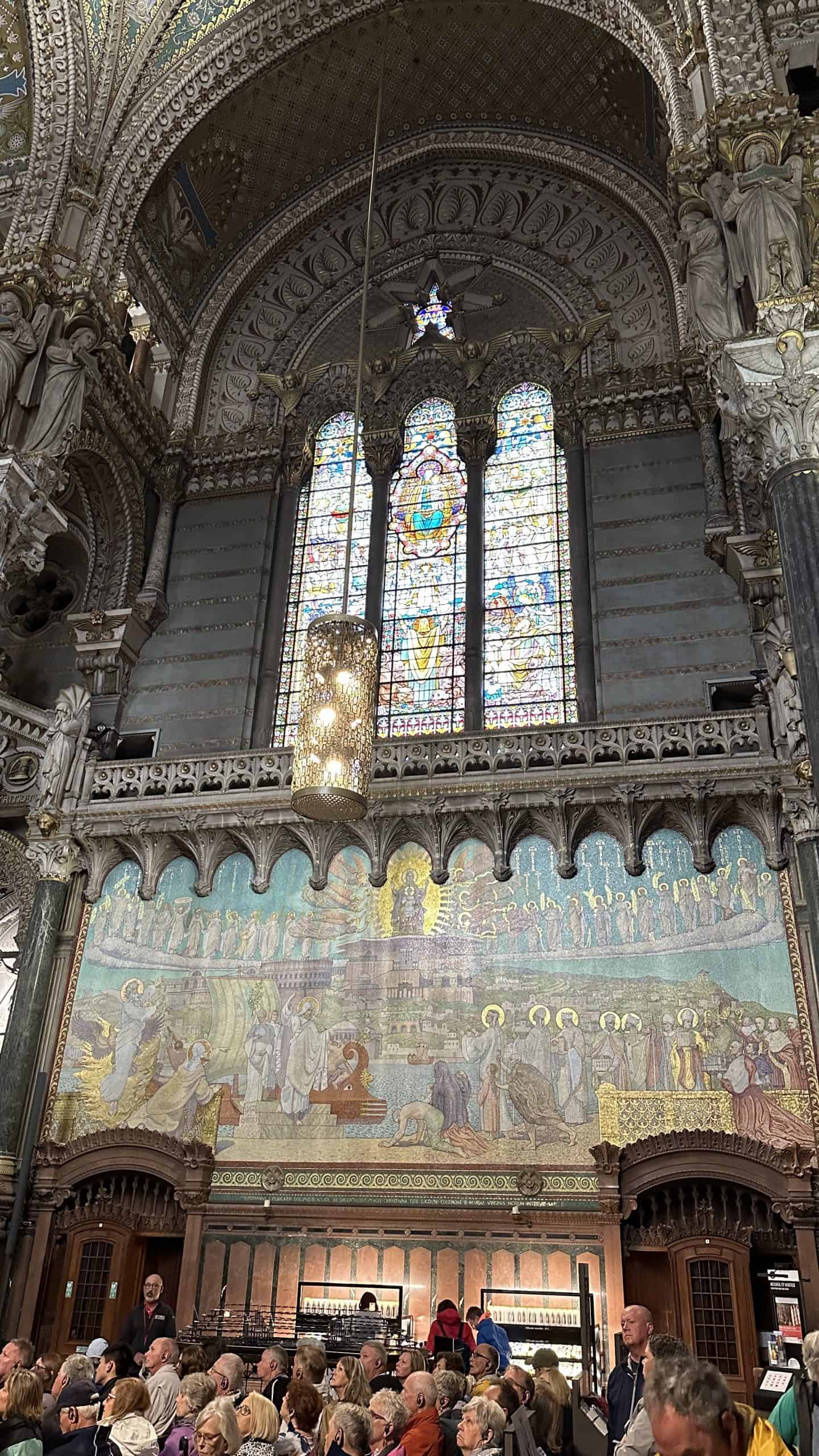 Mosaics in Cathedral in Lyon