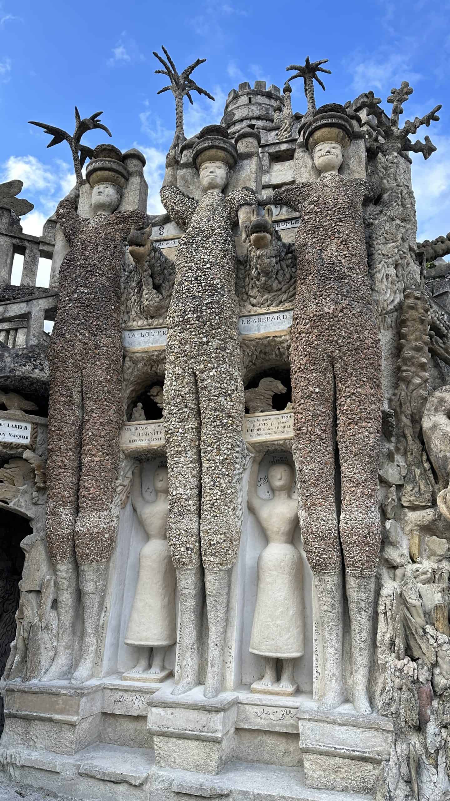 East facade three giants