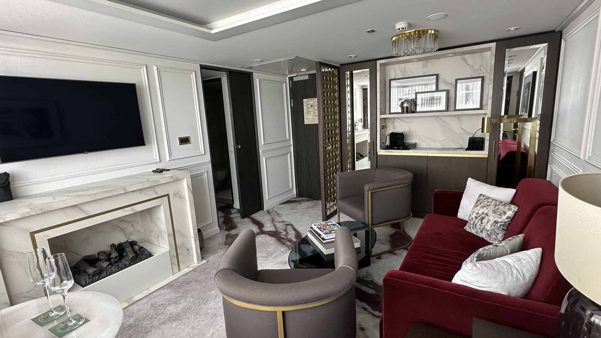 Living room area of Ravel Suite