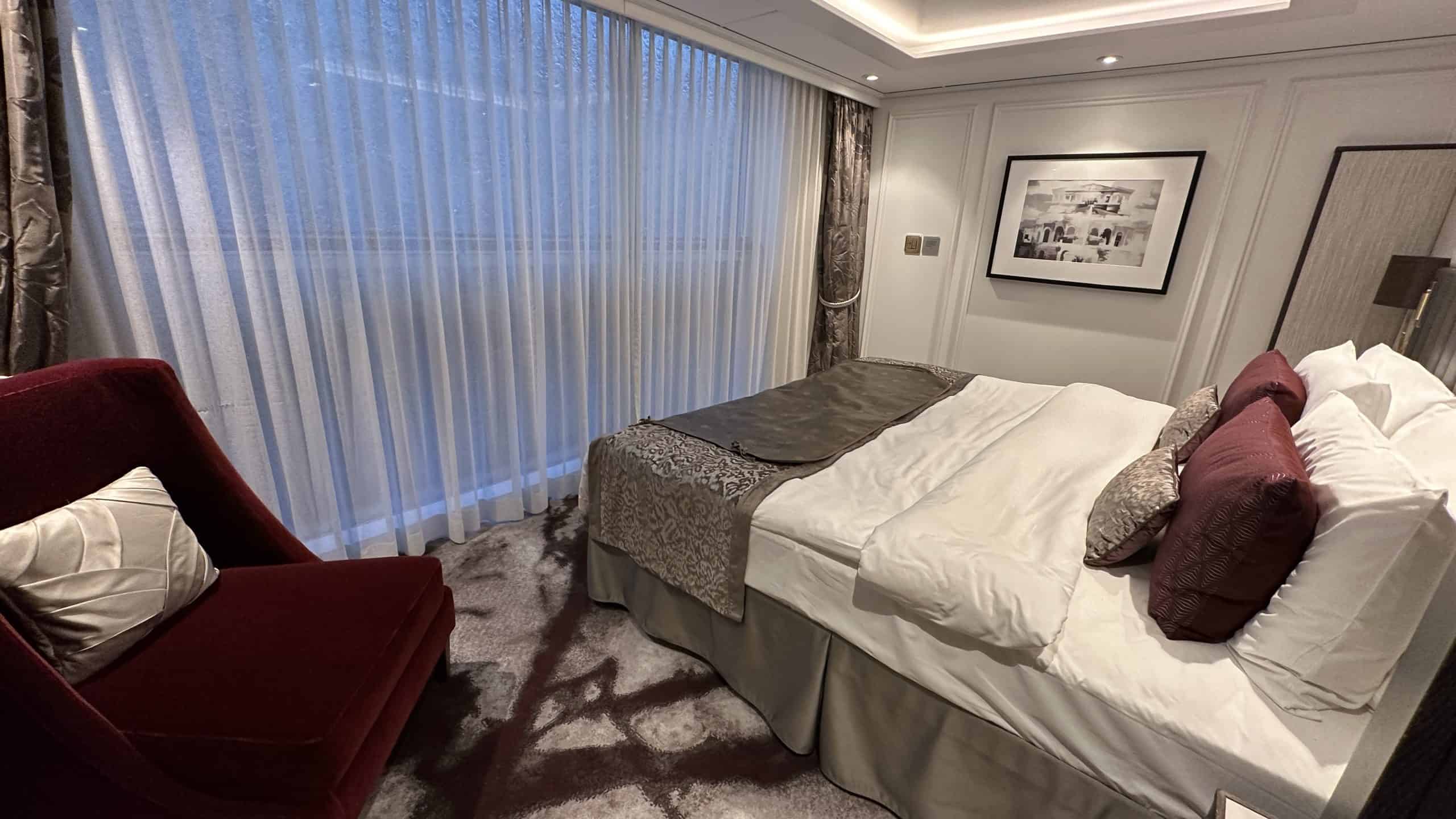 Bedroom area of Ravel Suite