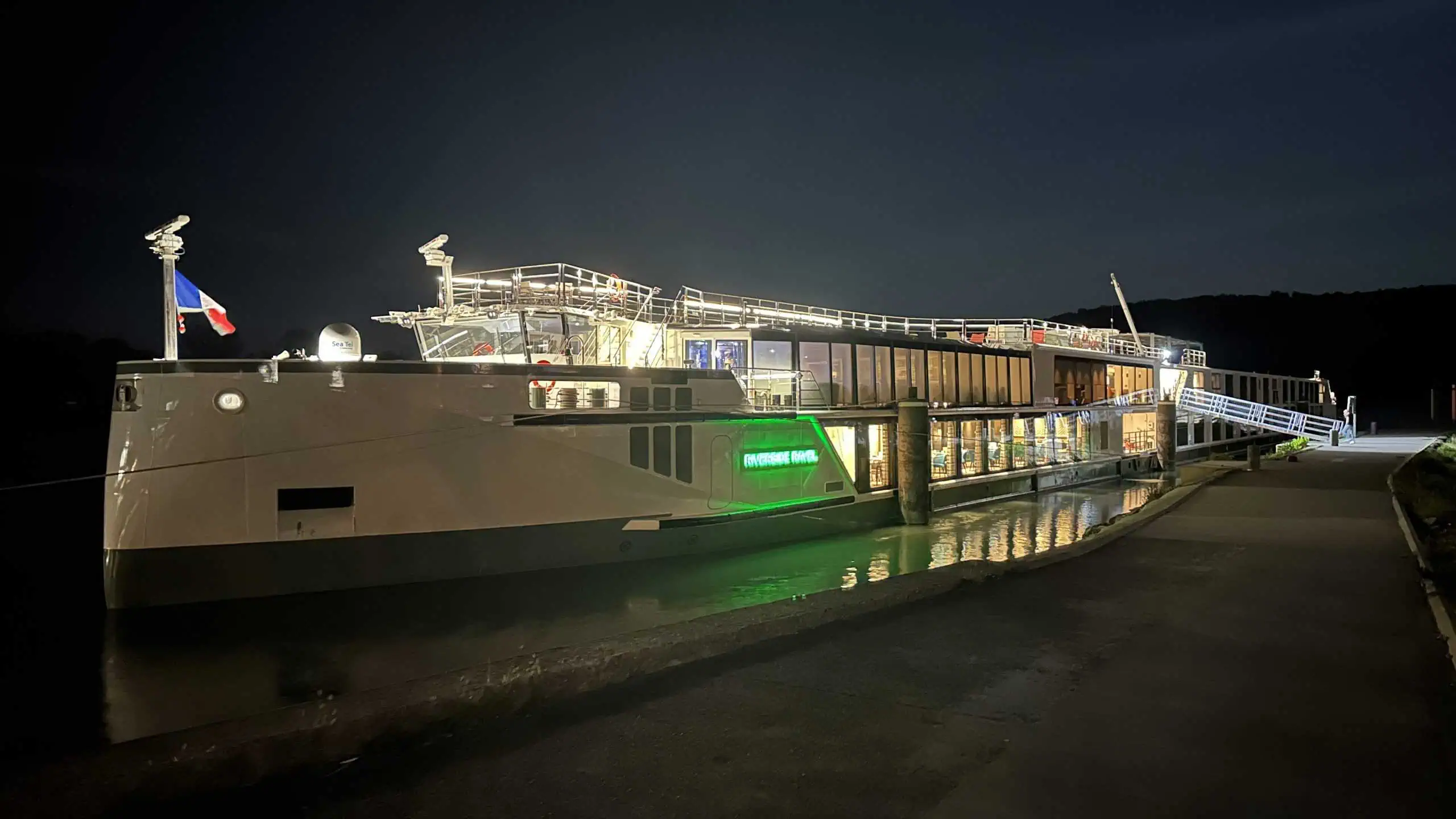 Ravel at nighttime