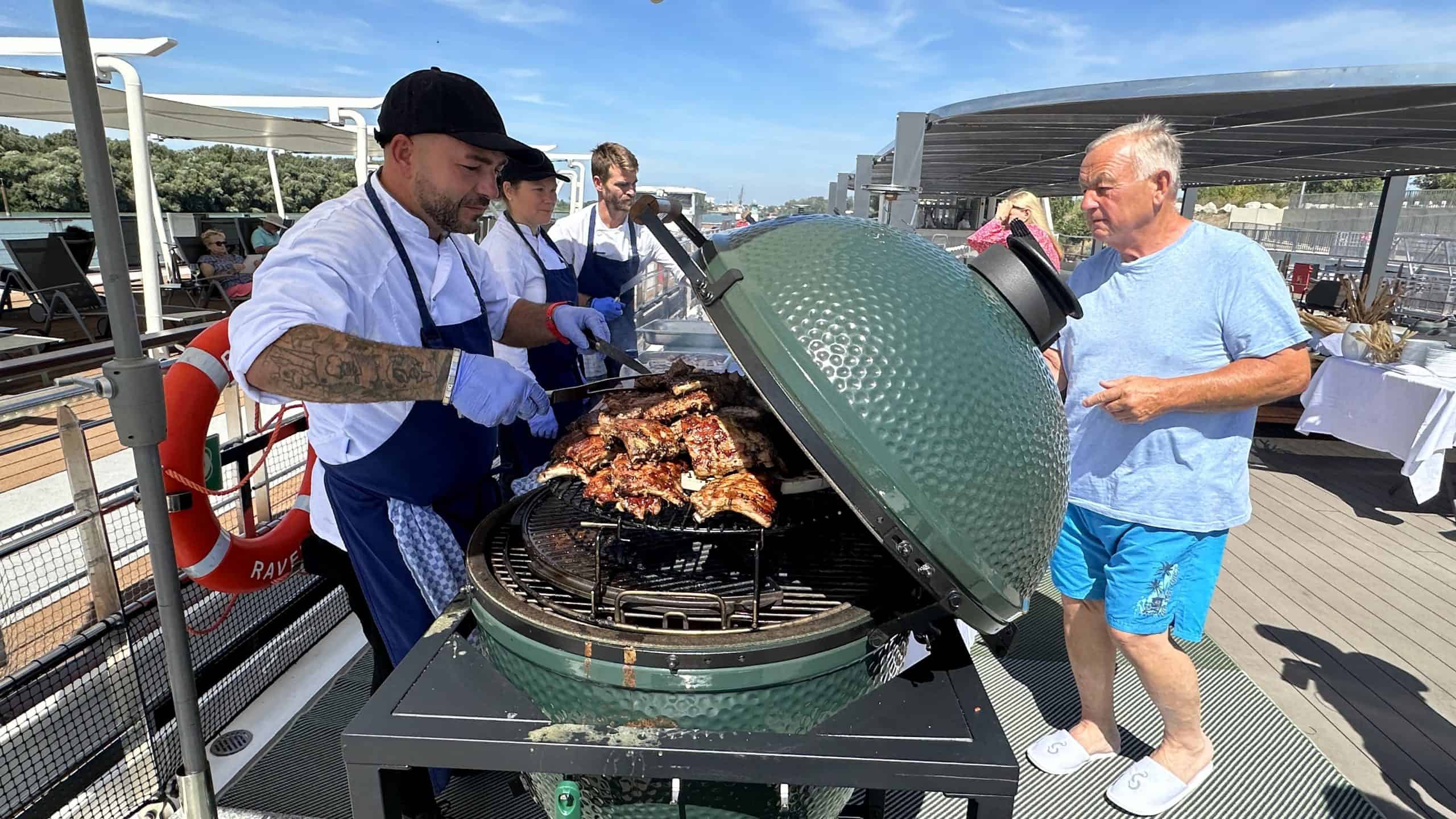 BBQ onboard the Riverside Ravel