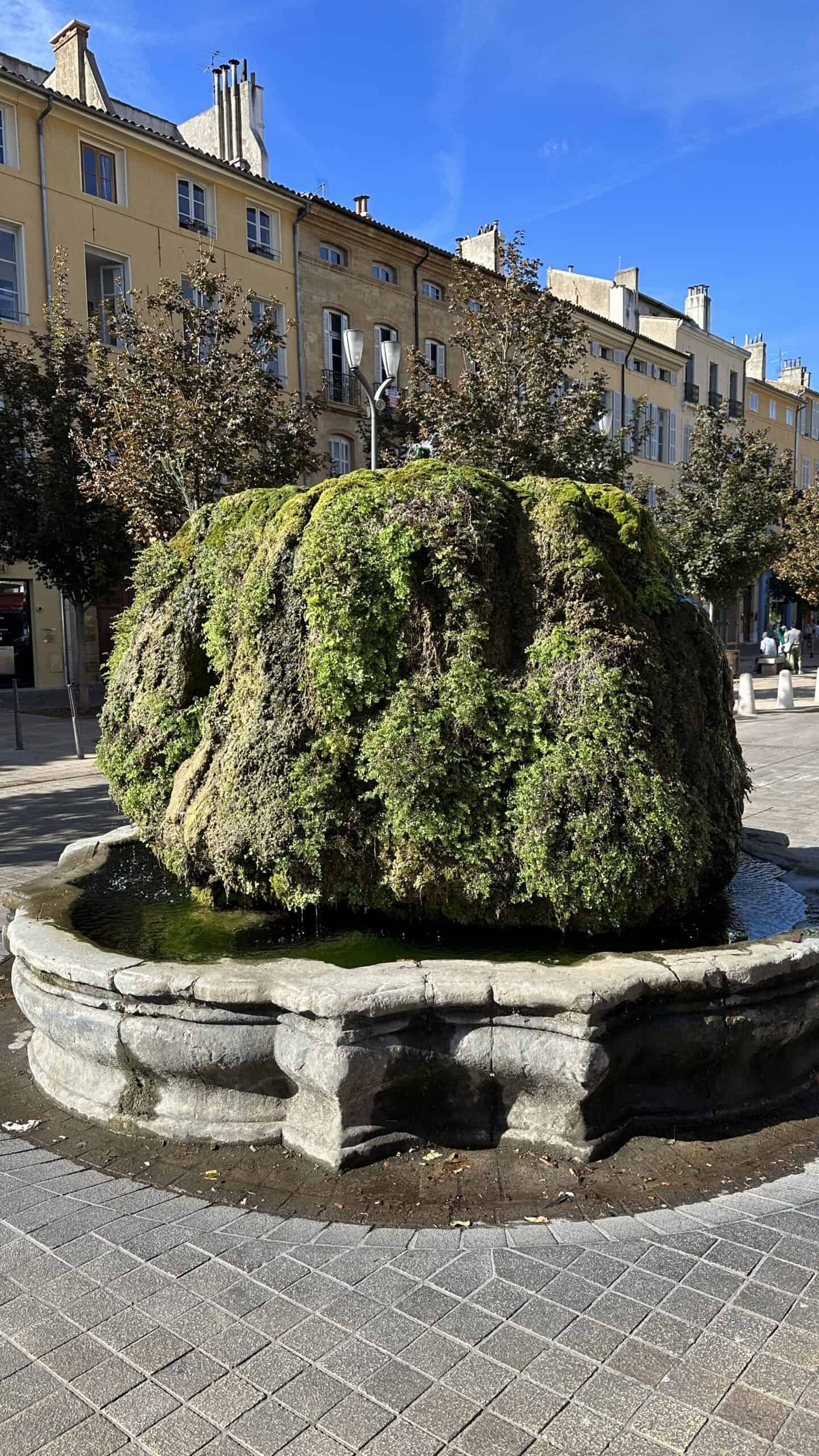 Mossy fountain