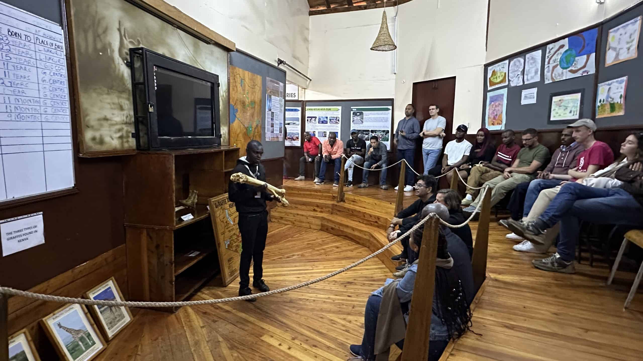 Lecture at the Giraffe Centre