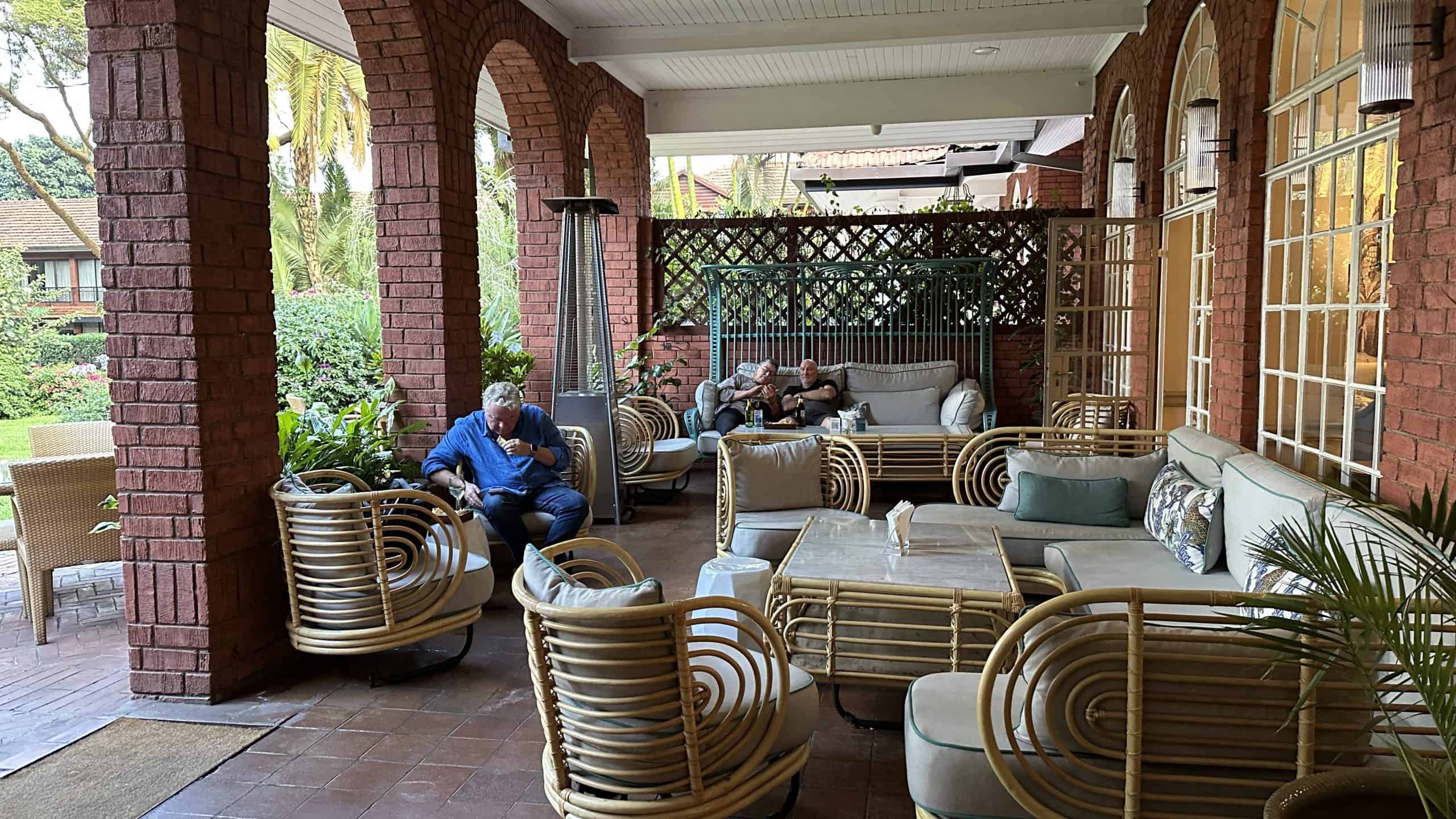 Patio of the Cin Cin 