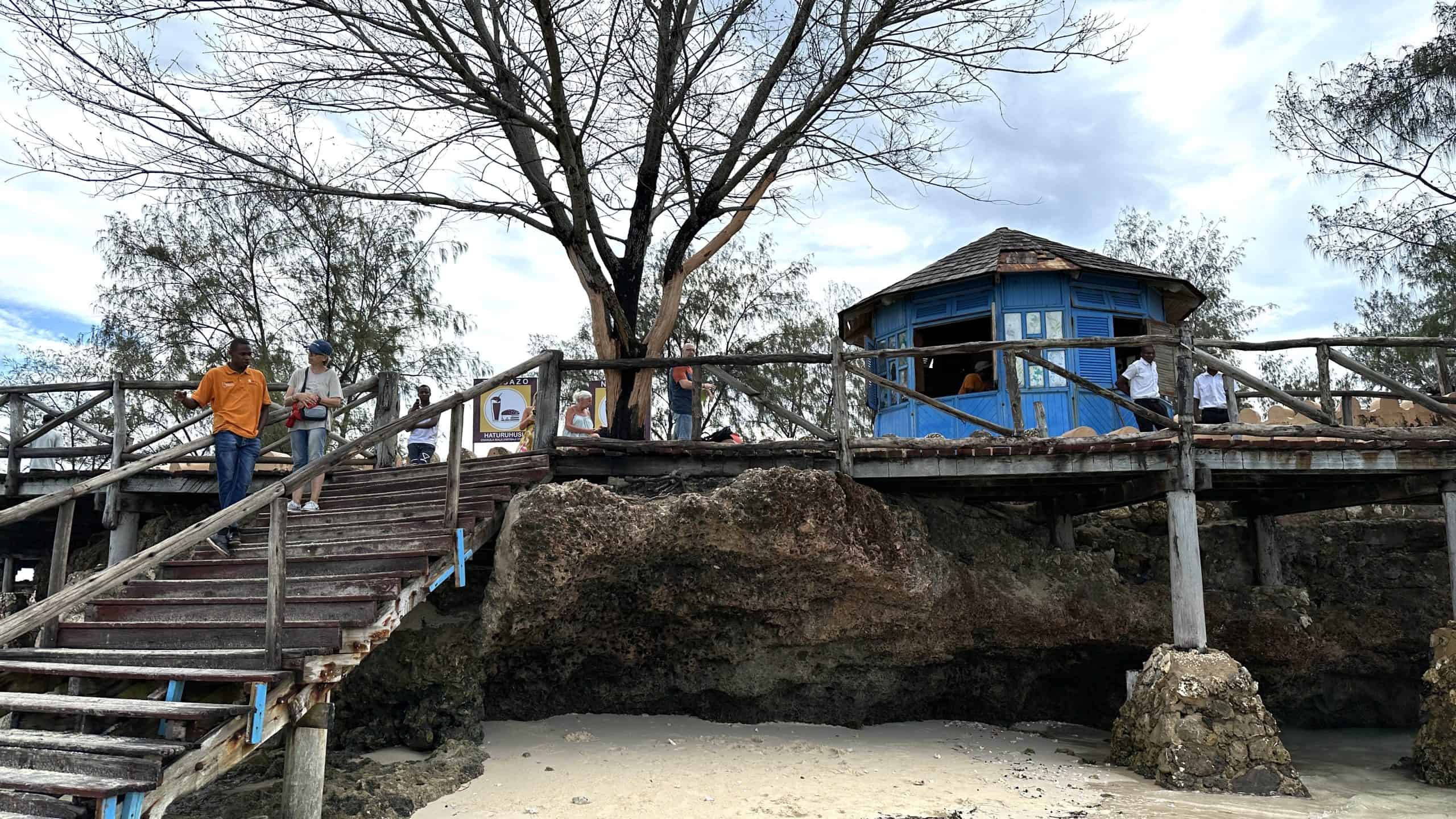 Landing zone and beach area