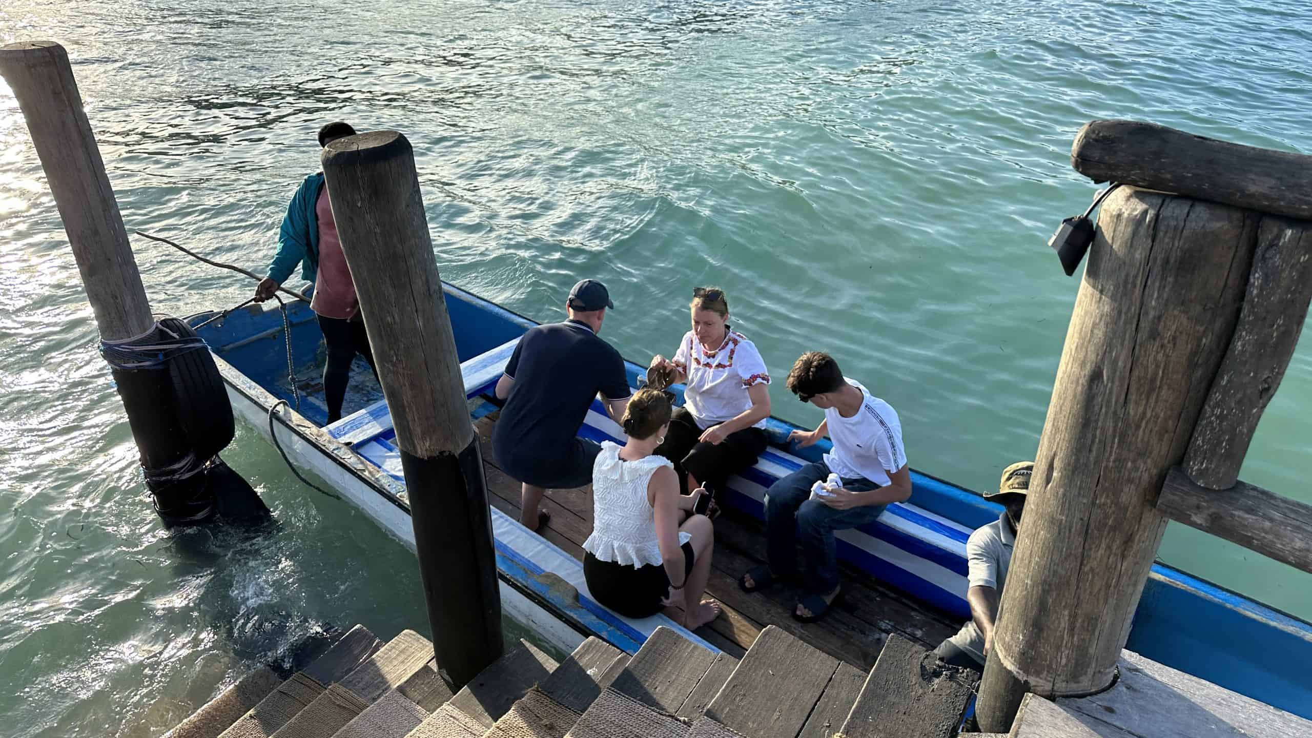 Boat back to the shore