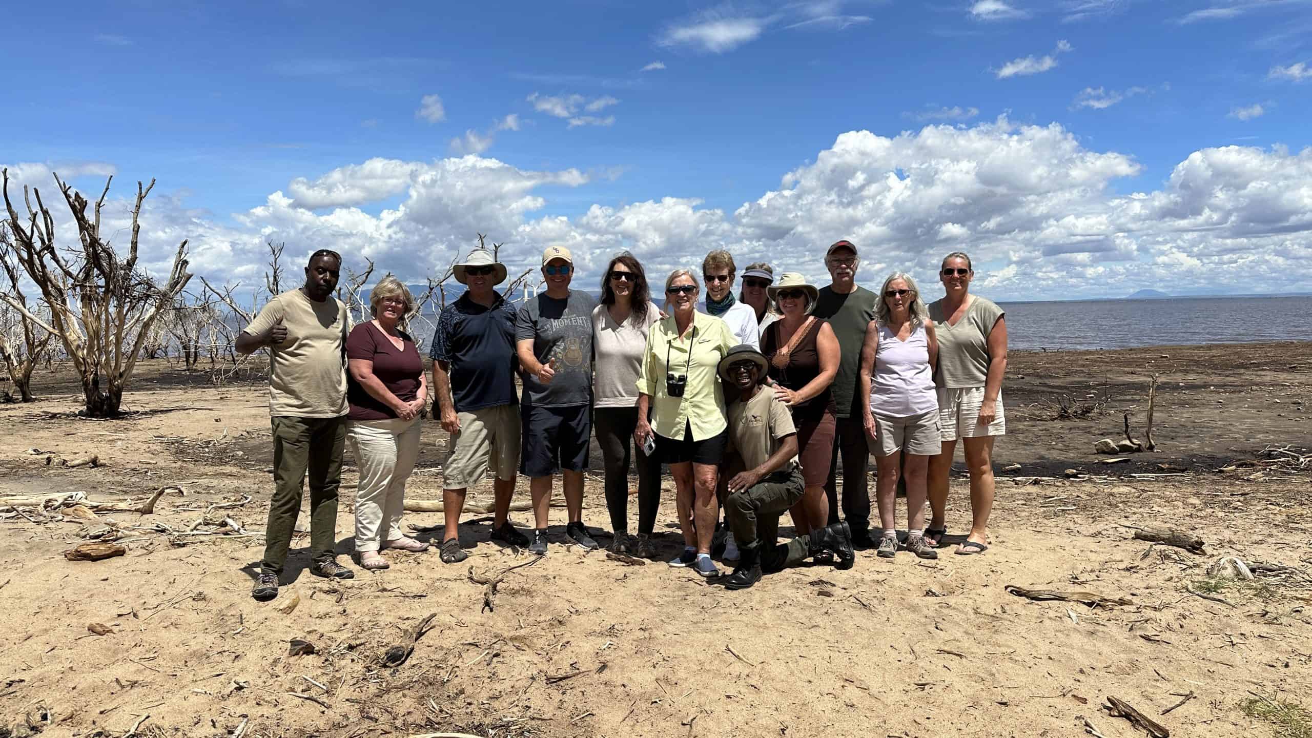 Group shot at Lake Manyara