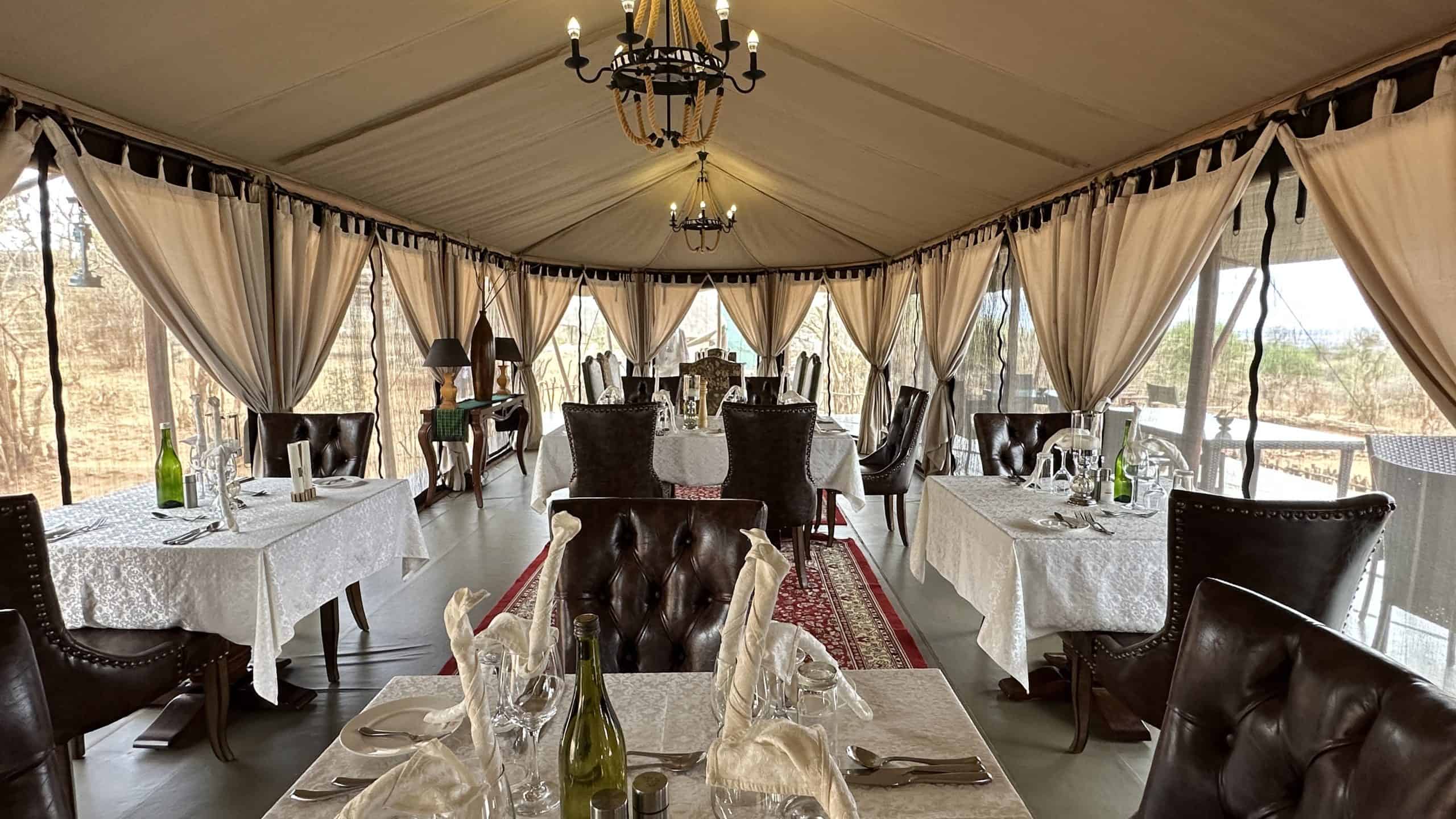 Temporary dining room