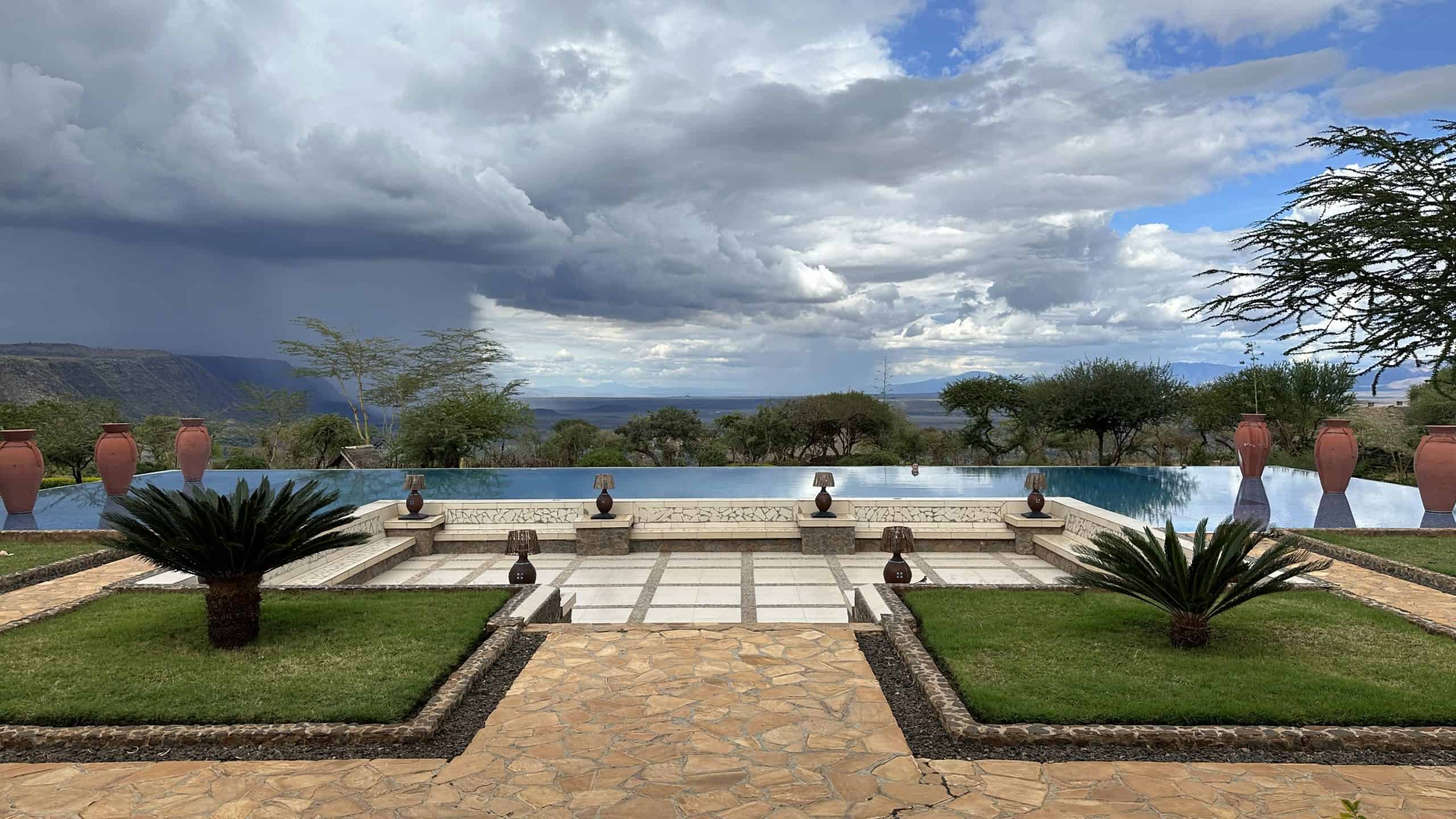 Pool area