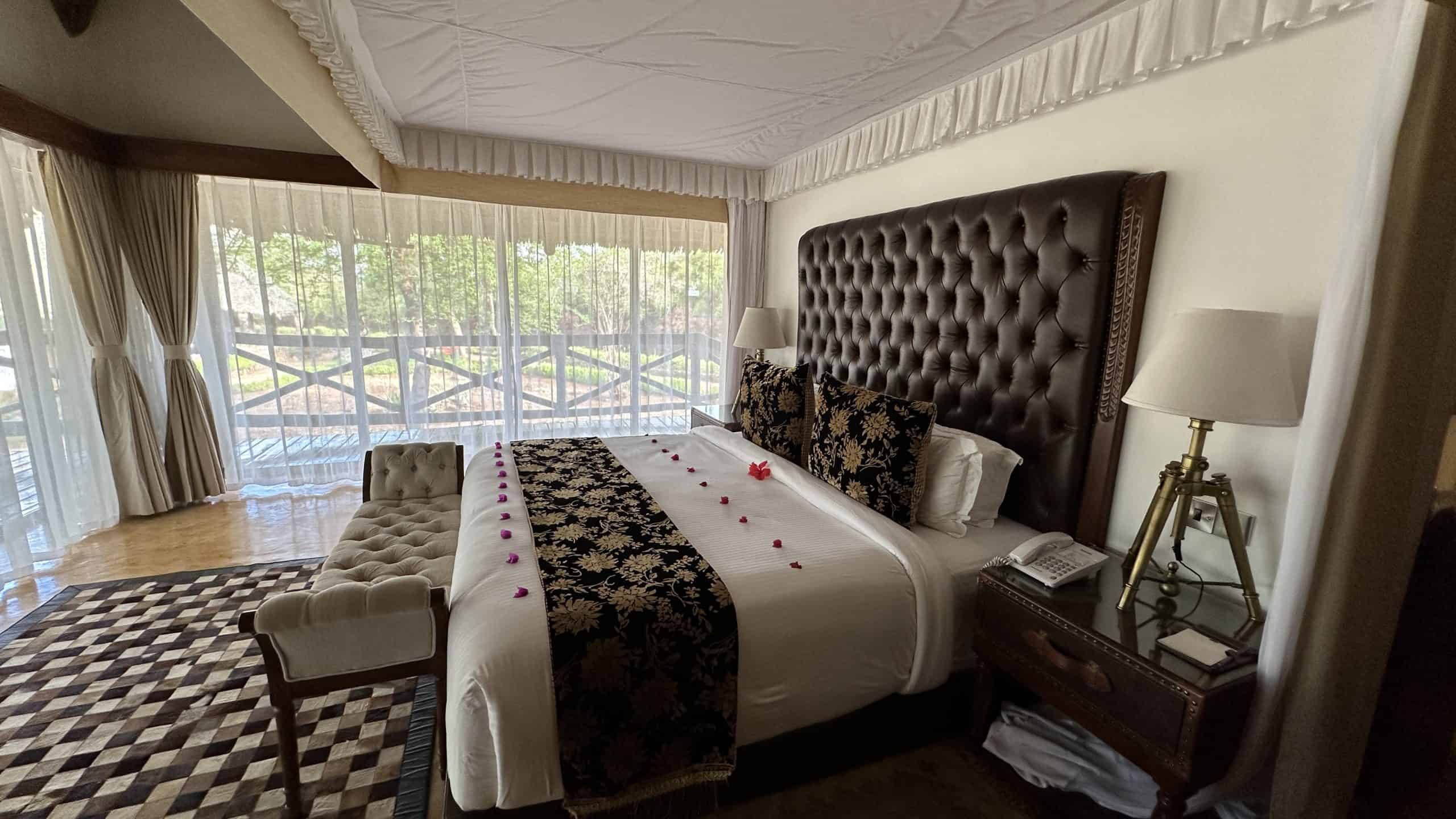 Bedrooms at the lodge