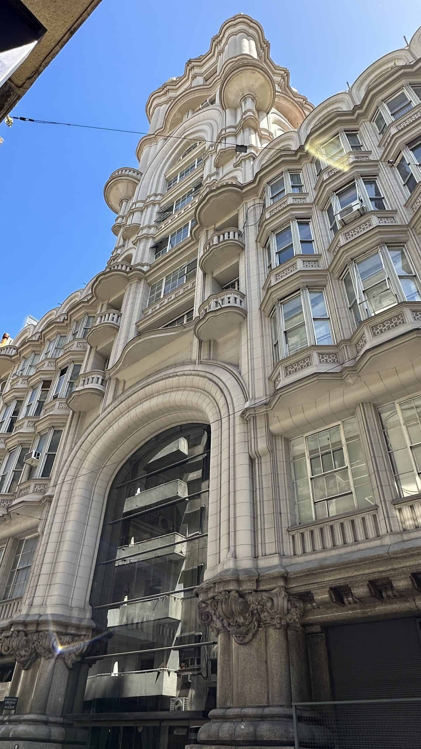 Exterior with the balconies