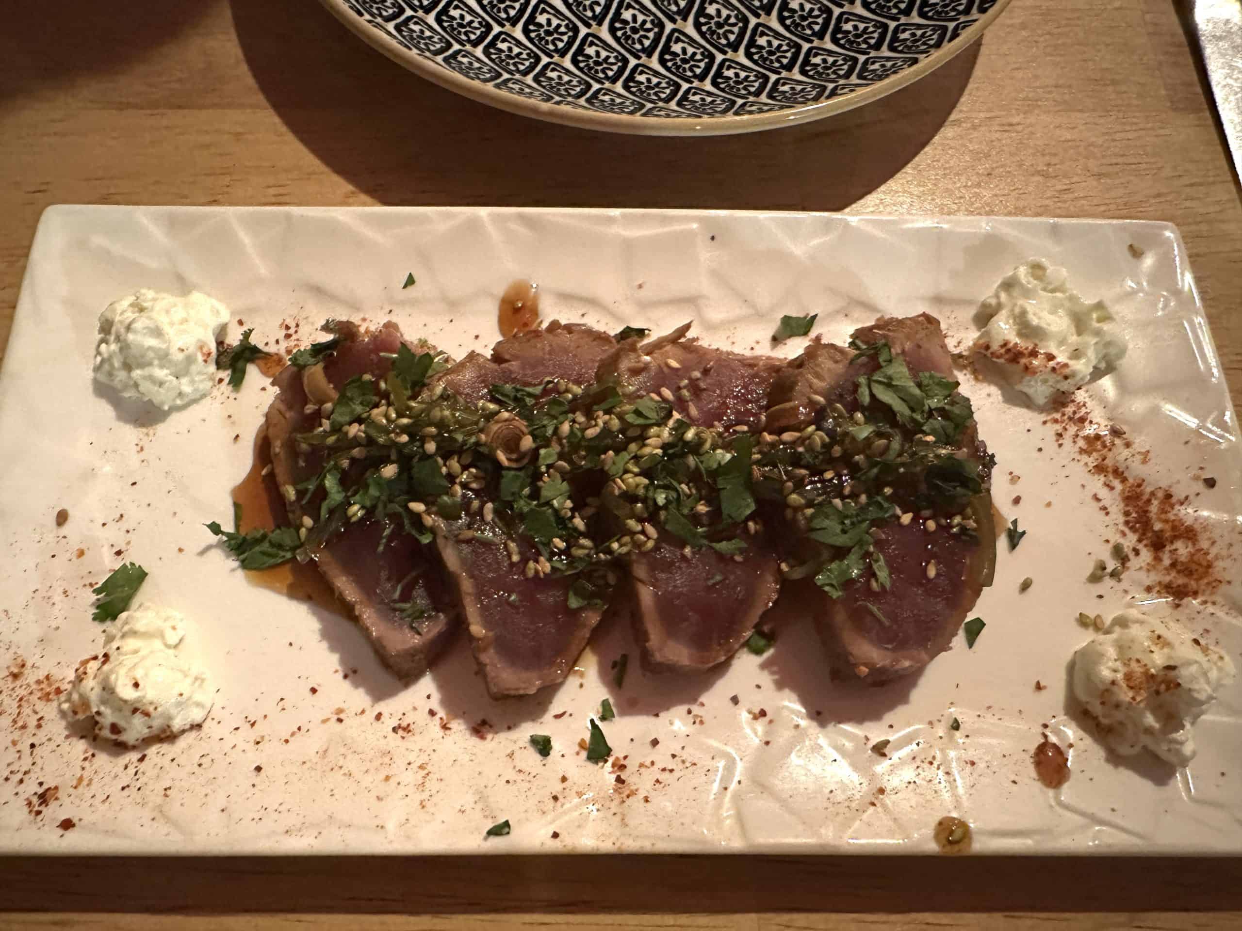 Seared tuna
