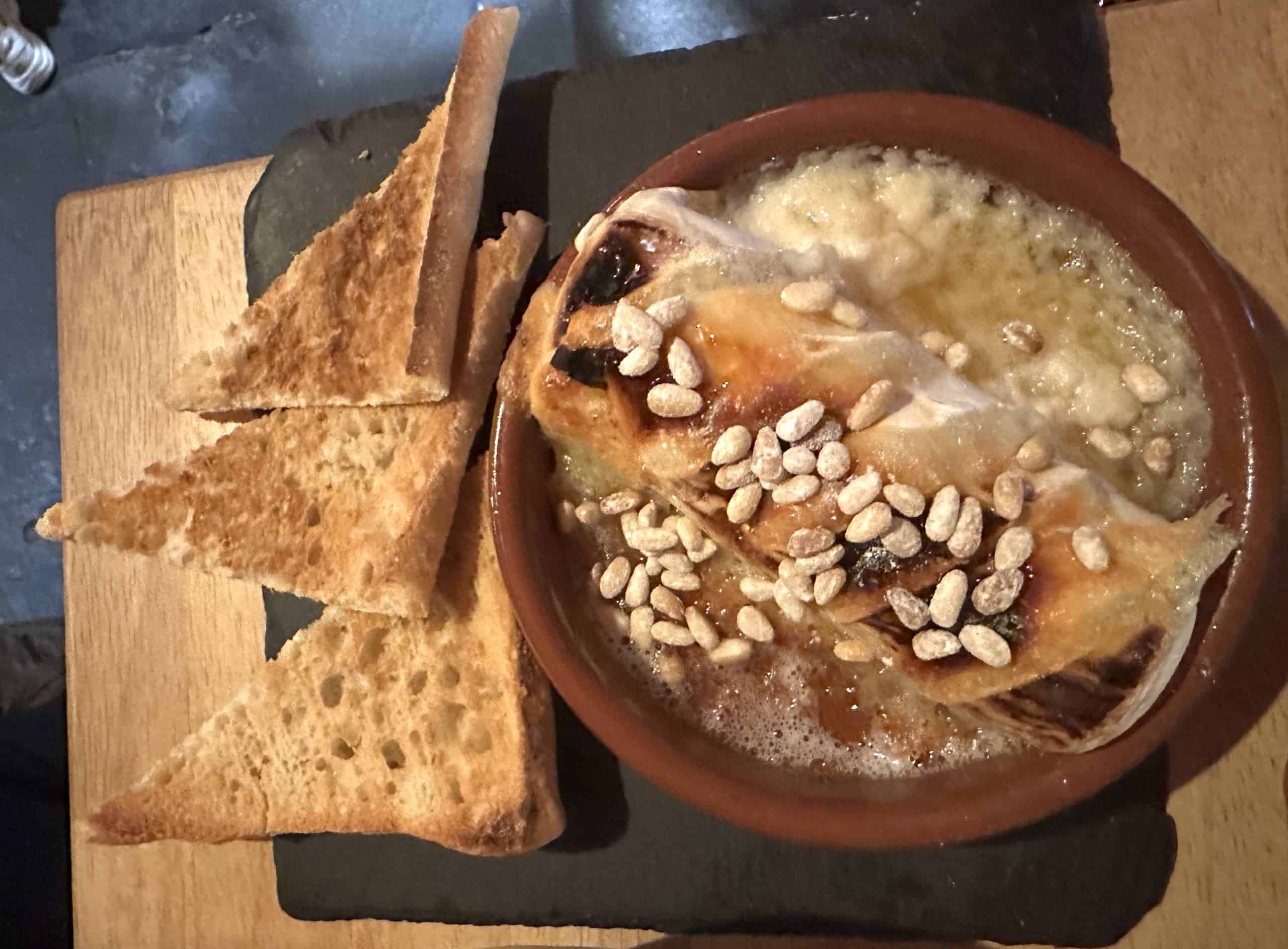 Goat cheese with honey