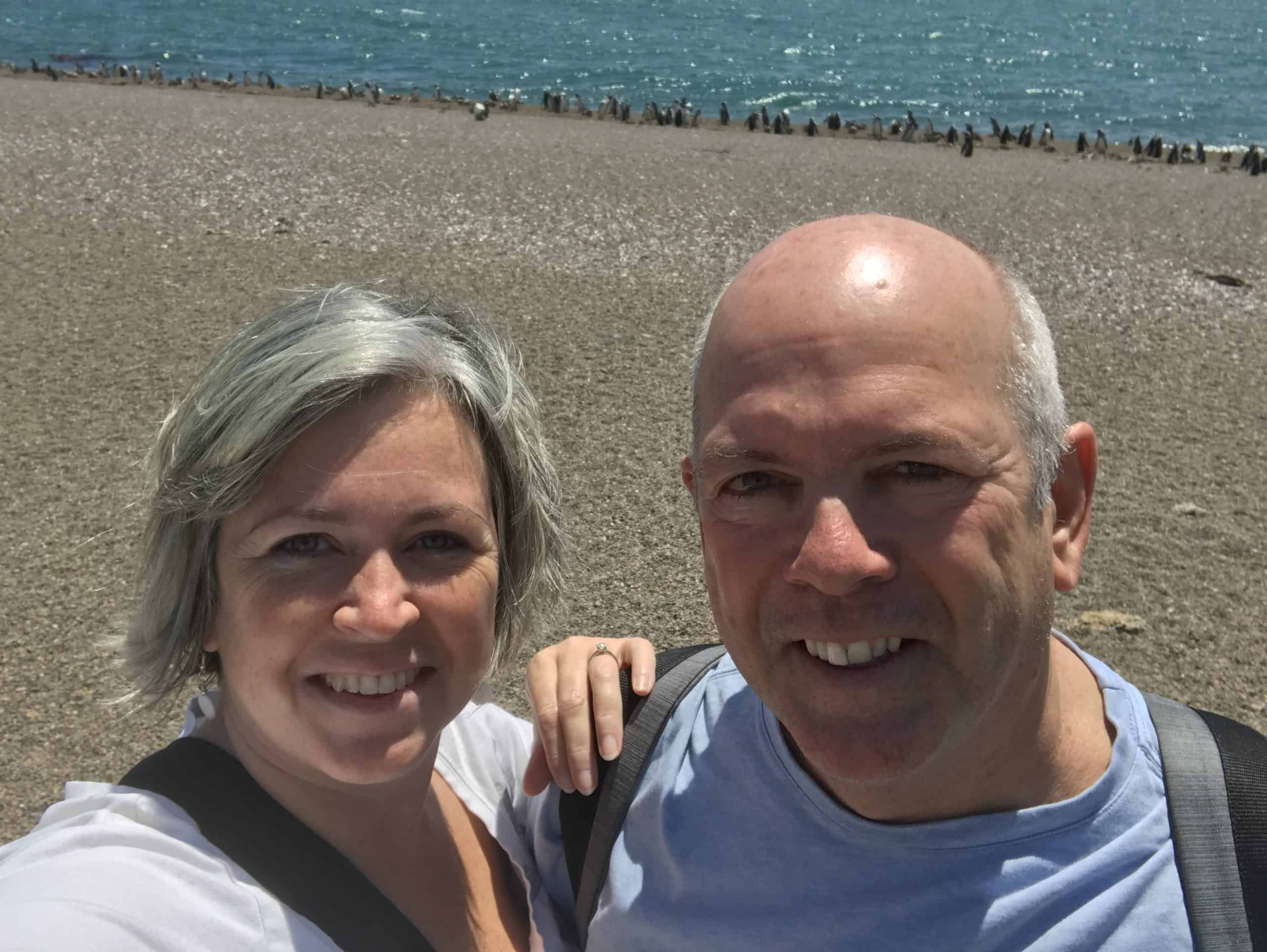 Our selfie with the penguins