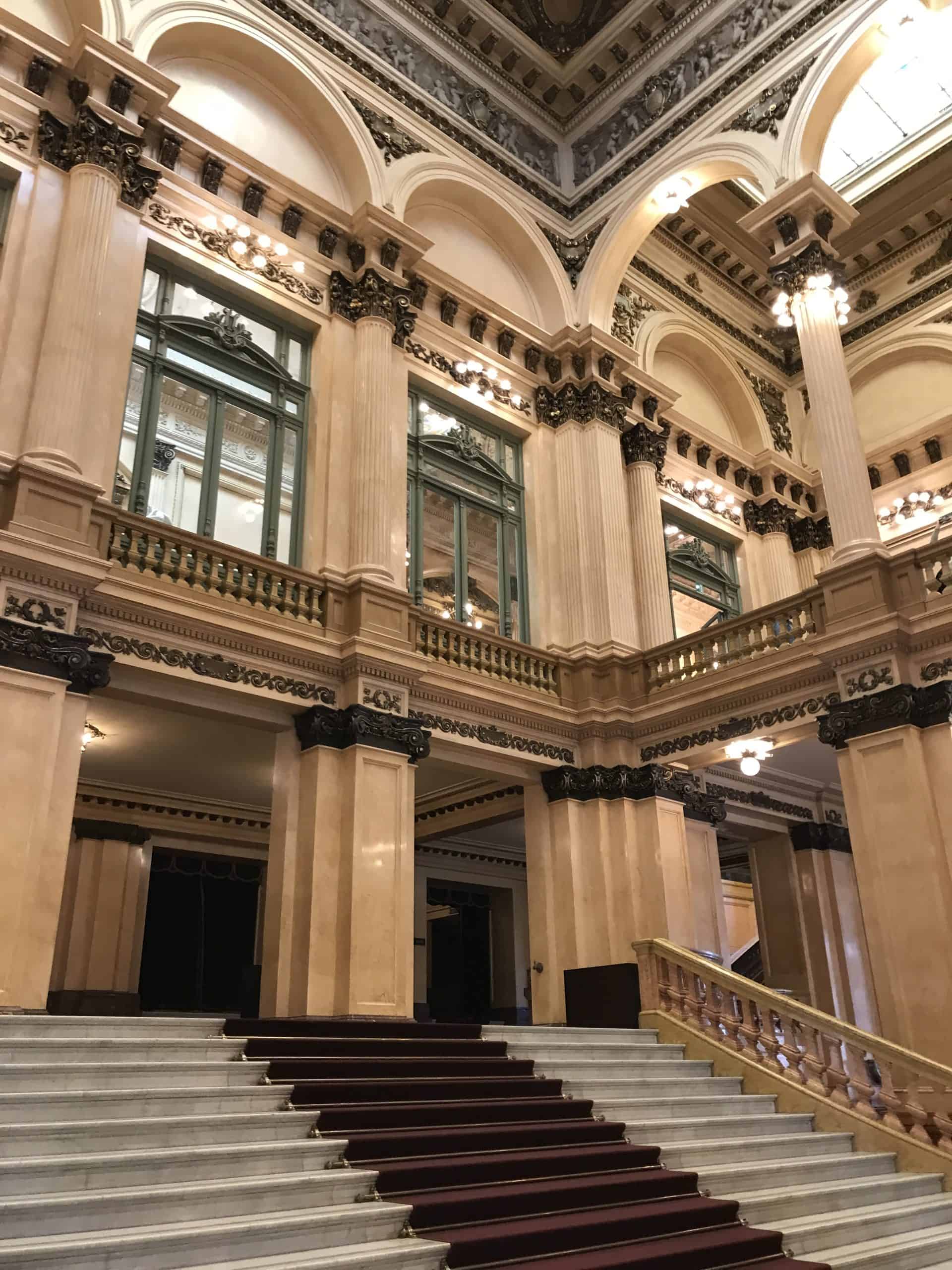 Main foyer of the Teatro Colon