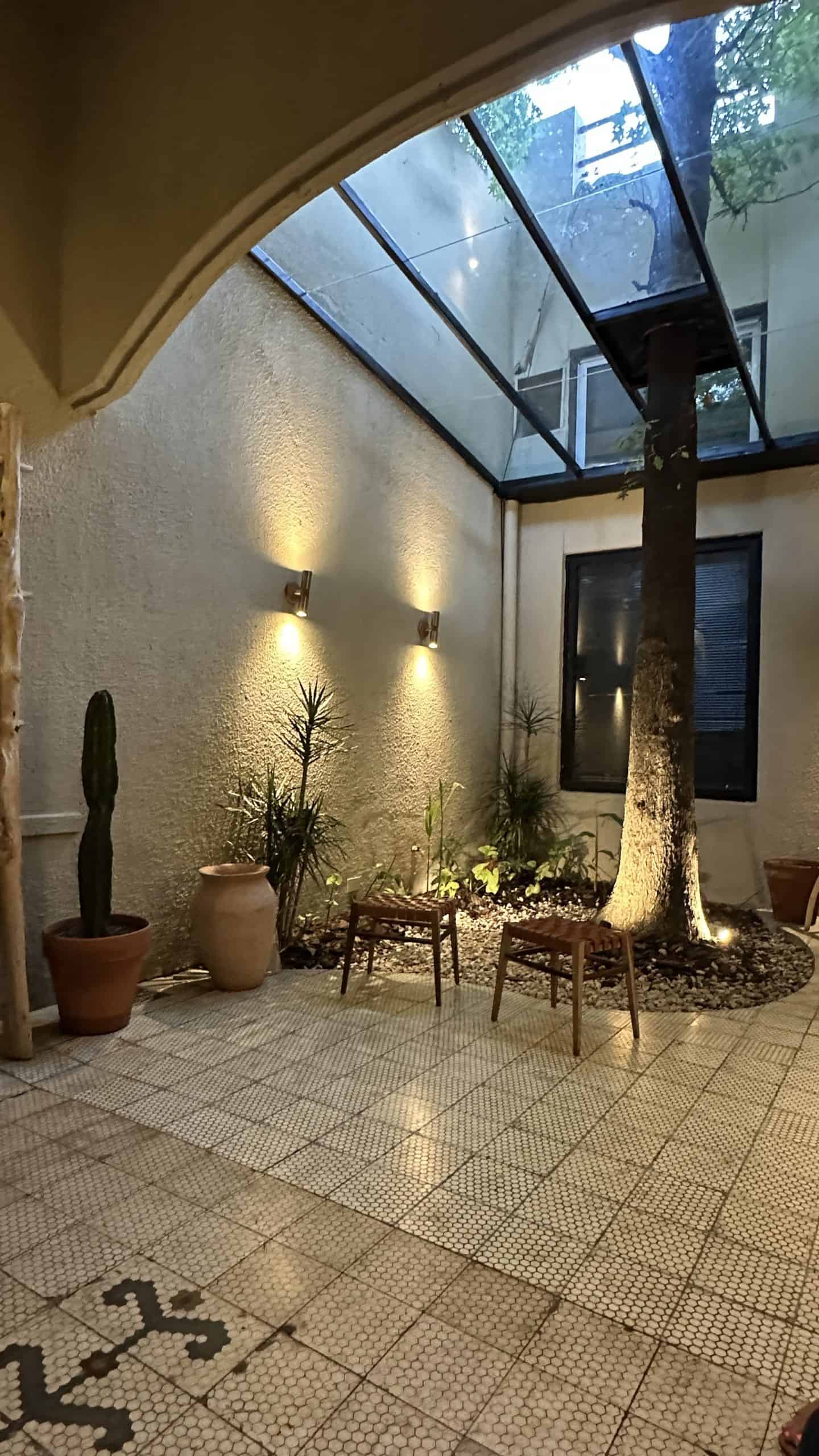 The entrance lobby to Fogon Asado