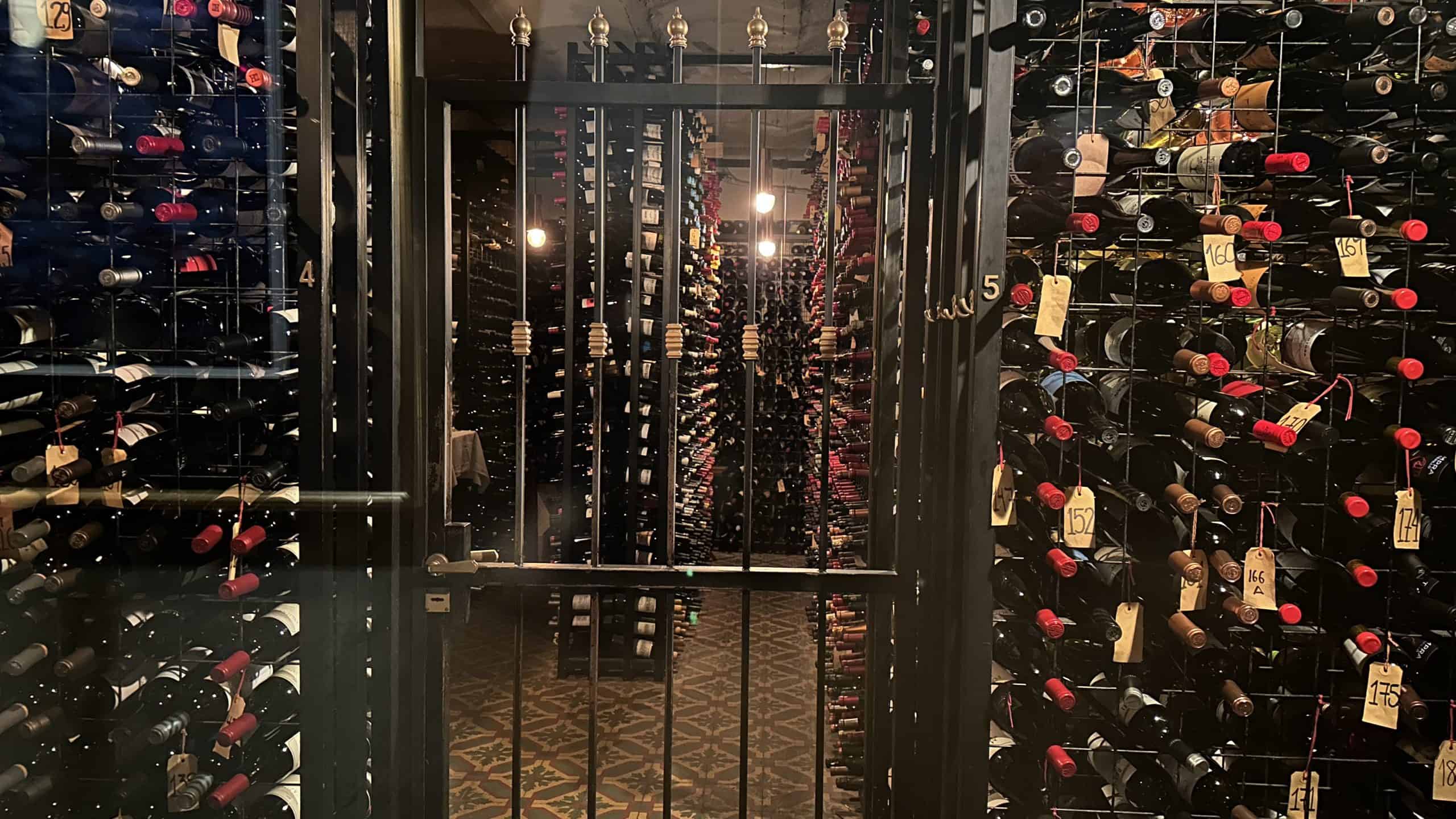 Wine cellar at Don Julio