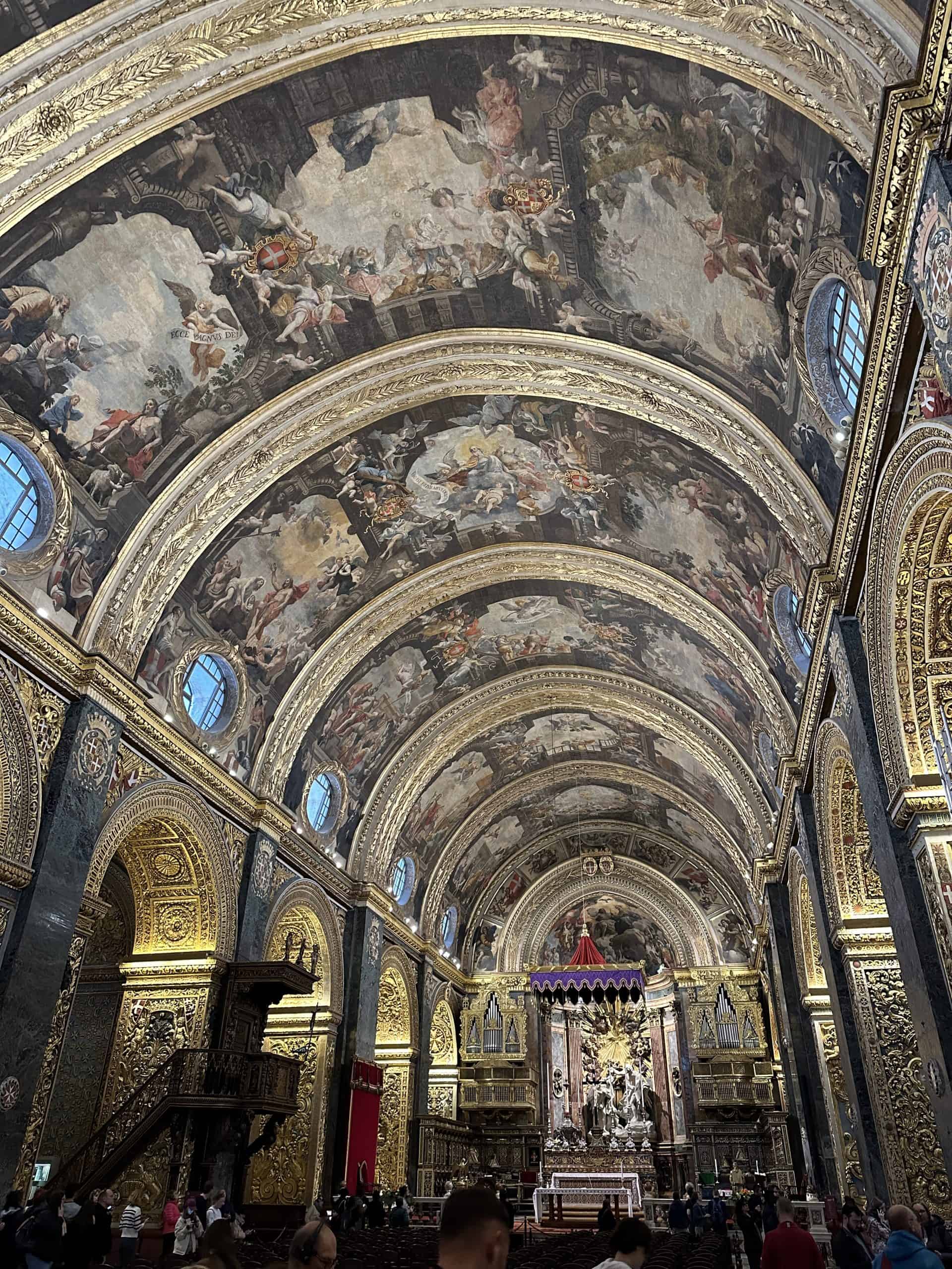 Inside the St Johns Co-Cathedral