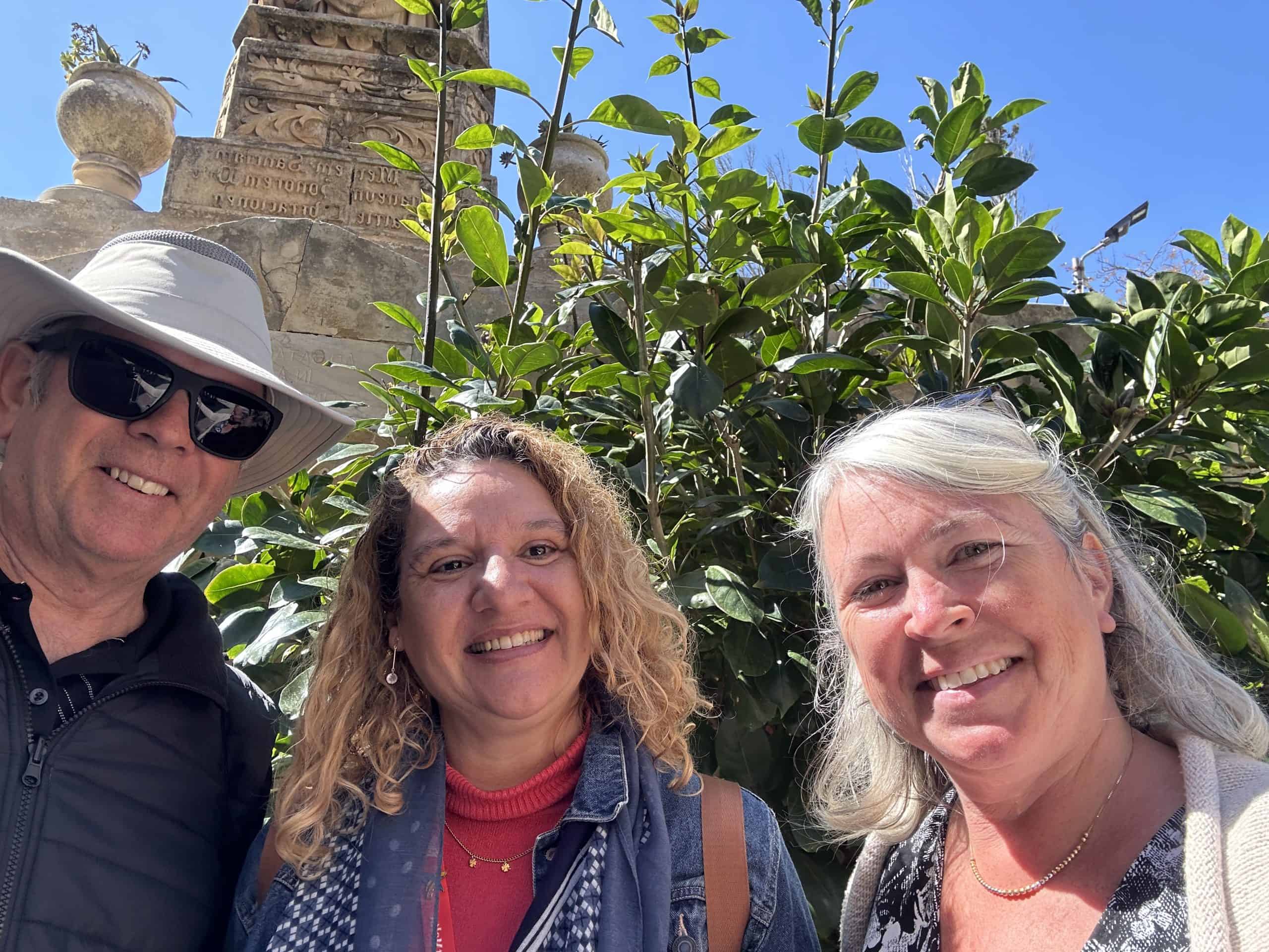 A picture with our guide Carmen