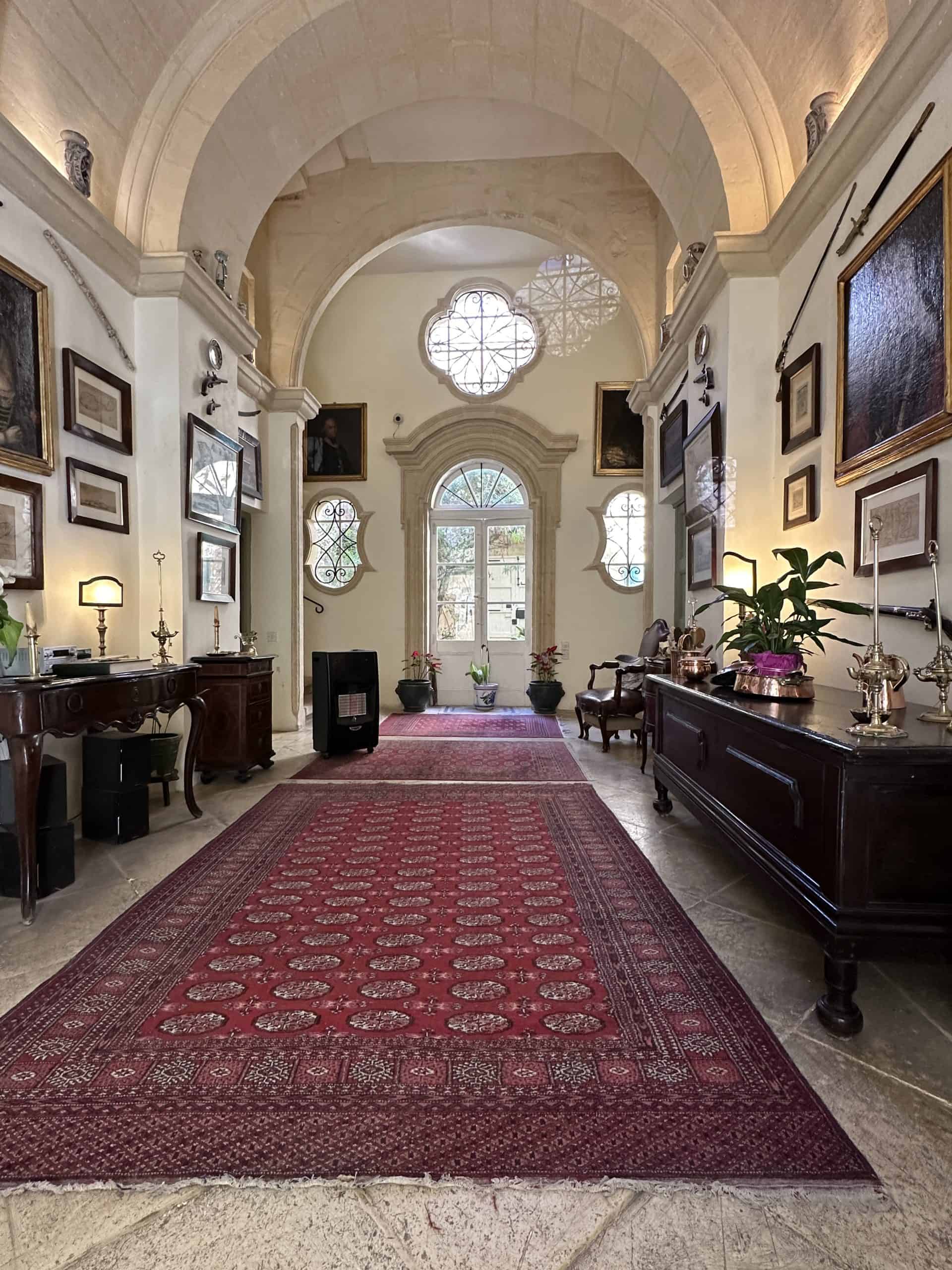 The foyer of Casa Bernard