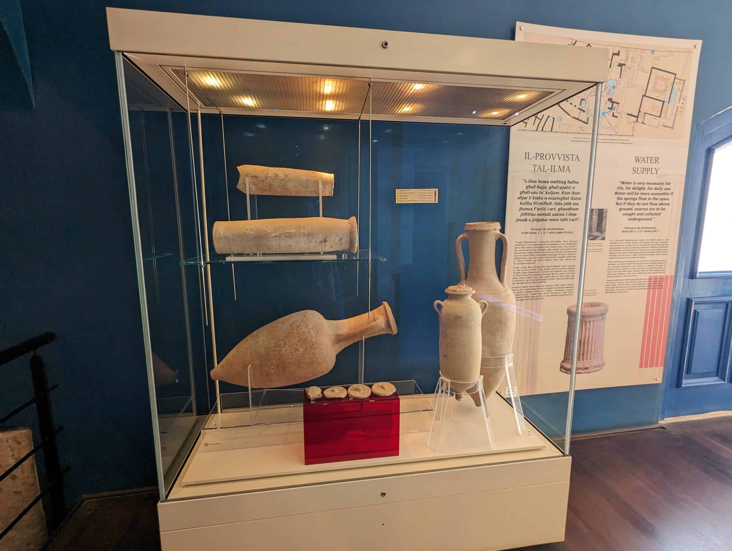 Displays of artifacts