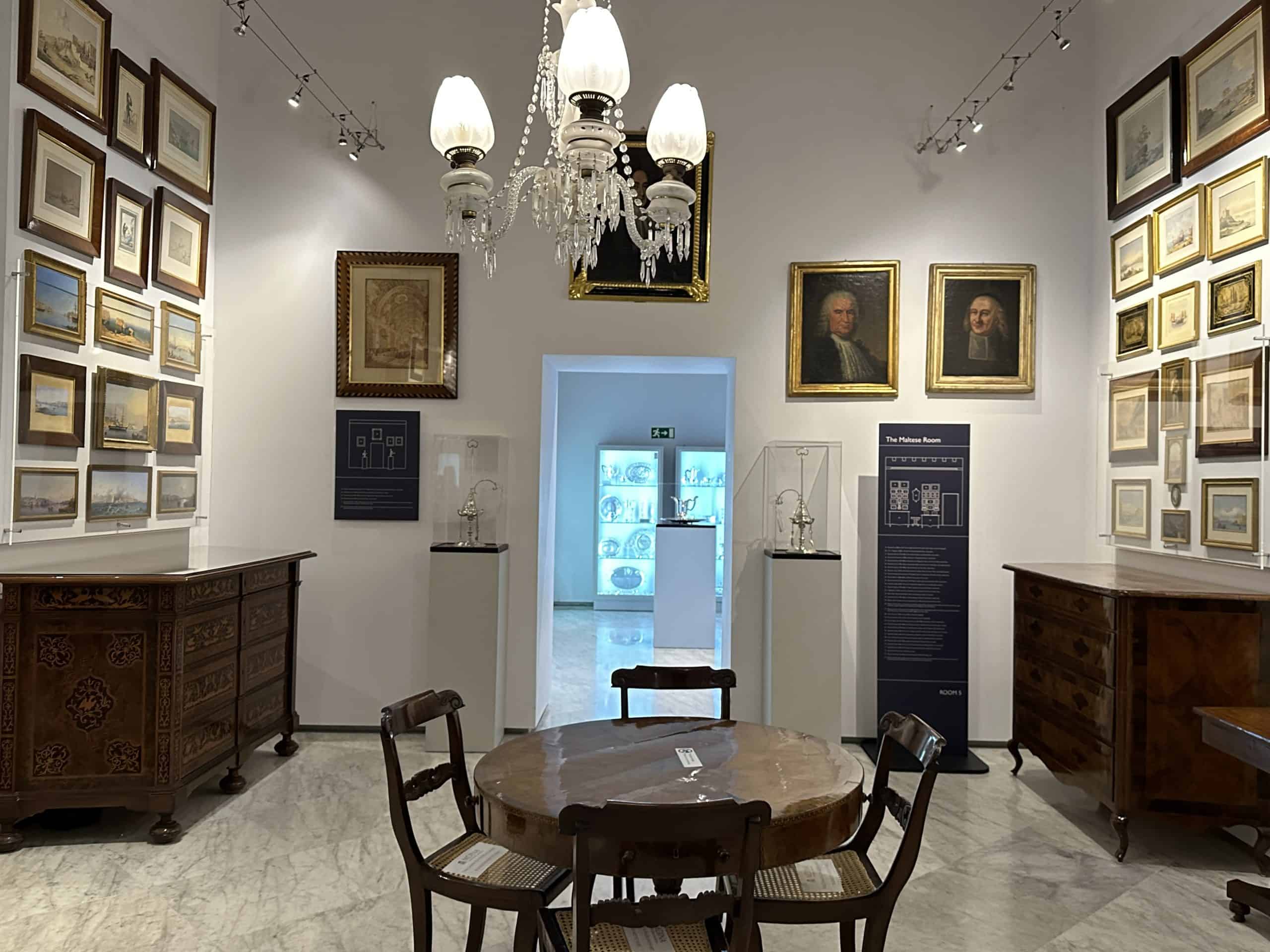 Paintings in the gallery