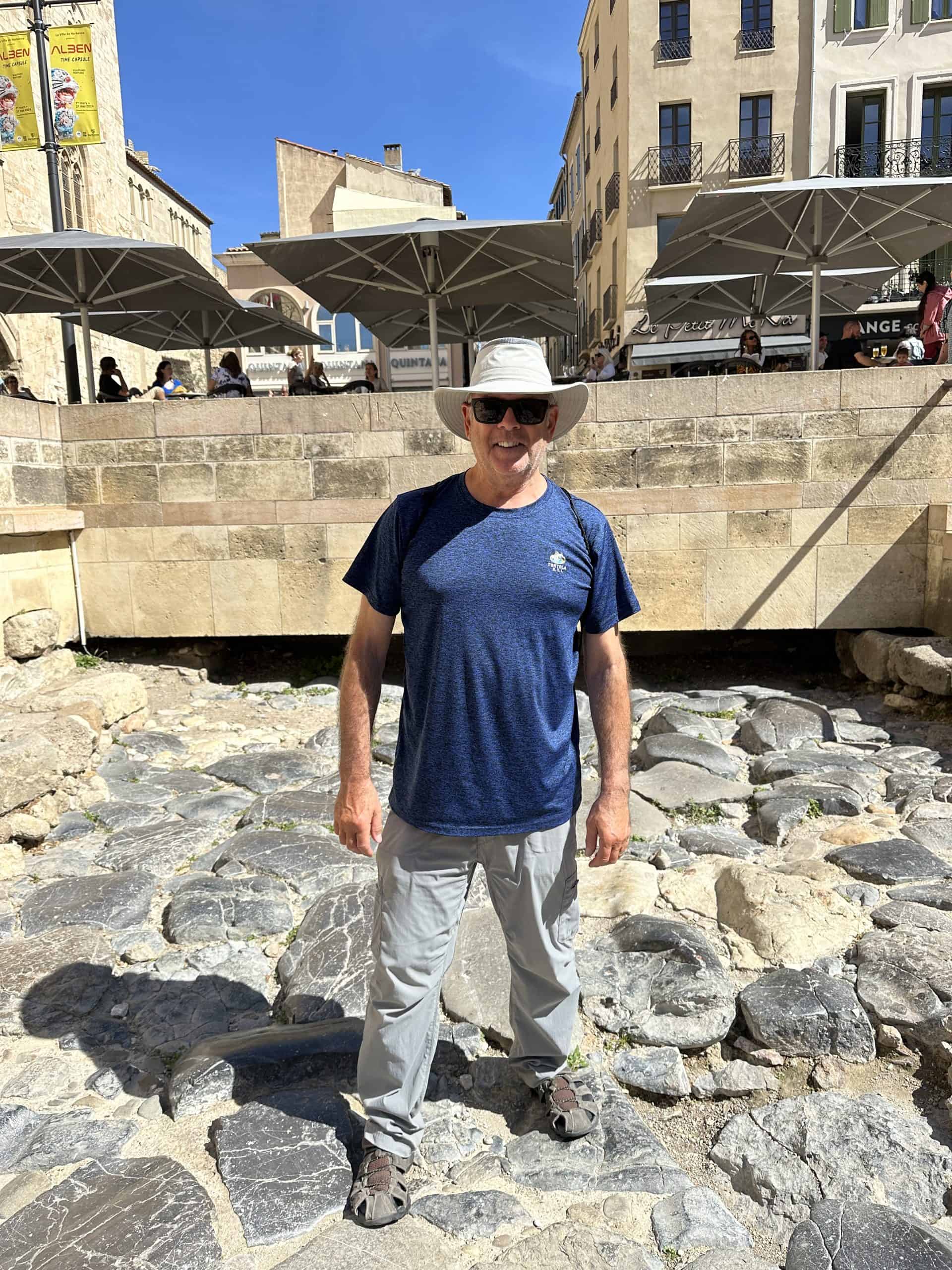 Standing on the Via Domitia