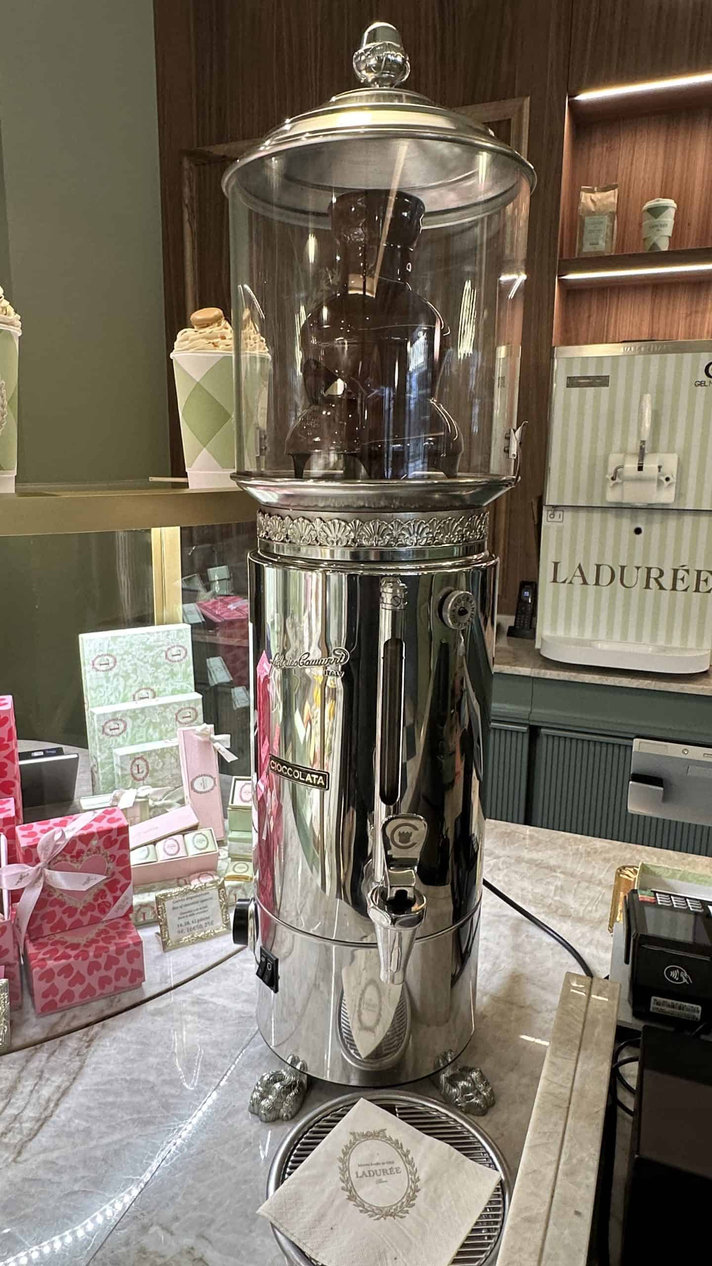 Chocolat chaud machine