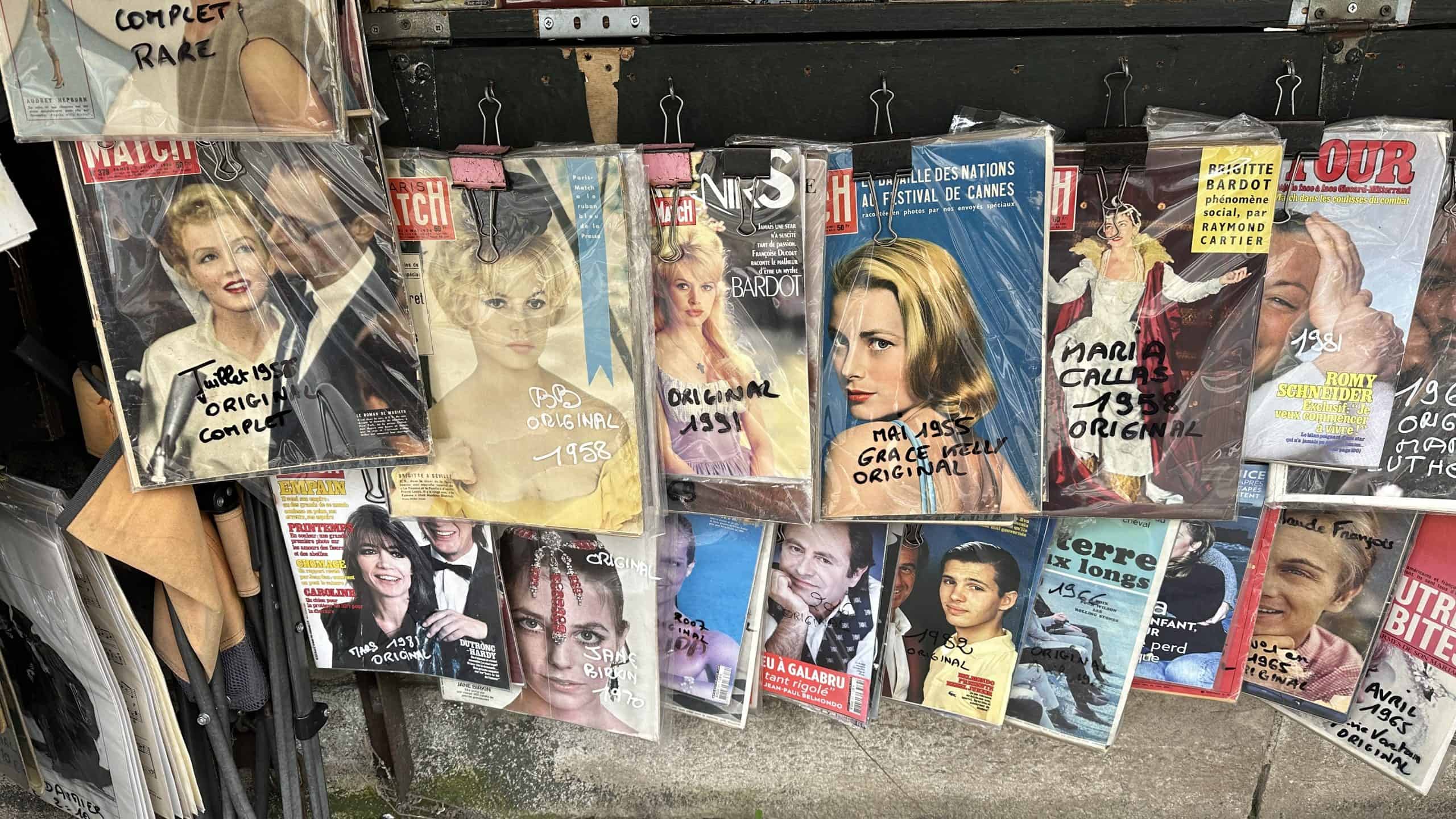 Collector items at the bouquinistes