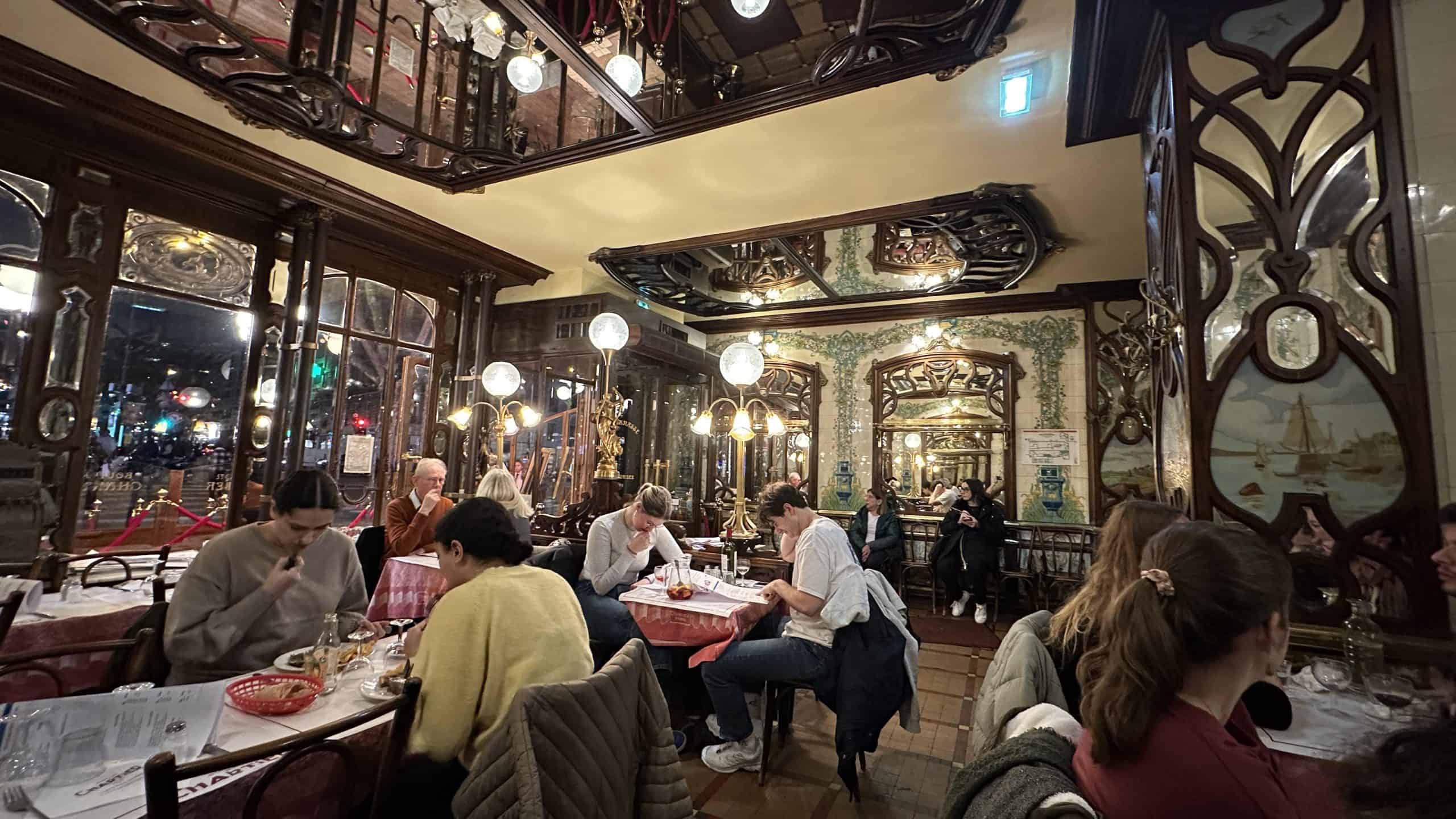 Inside Boullion Chartier