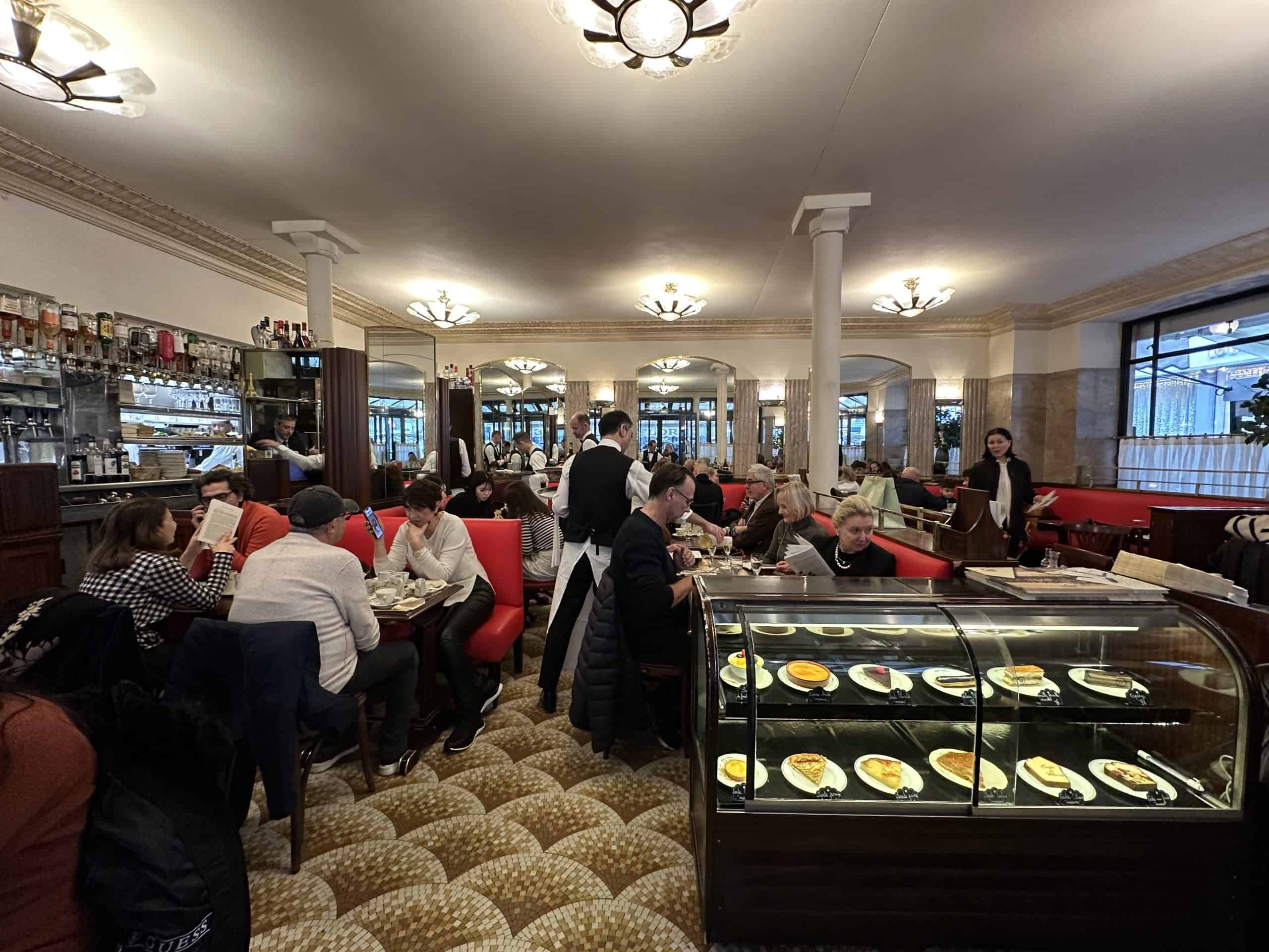 Interior of Cafe de Flore