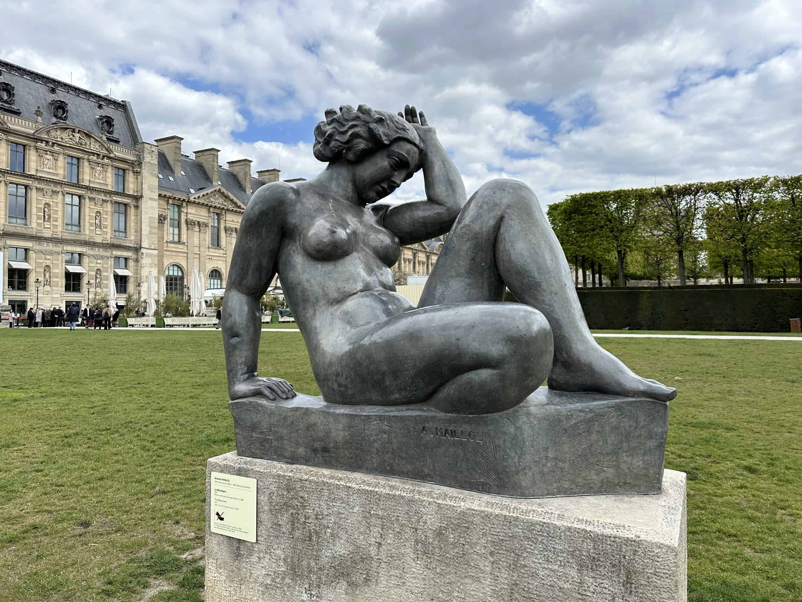 Maillol statue in Tuileries Garden