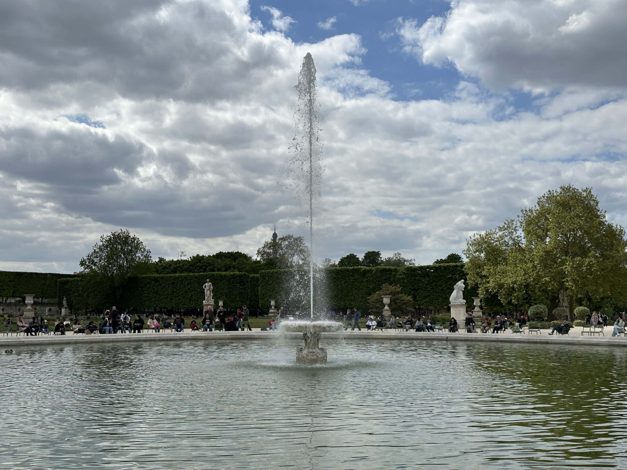 Fountain in Tuileries Gardens