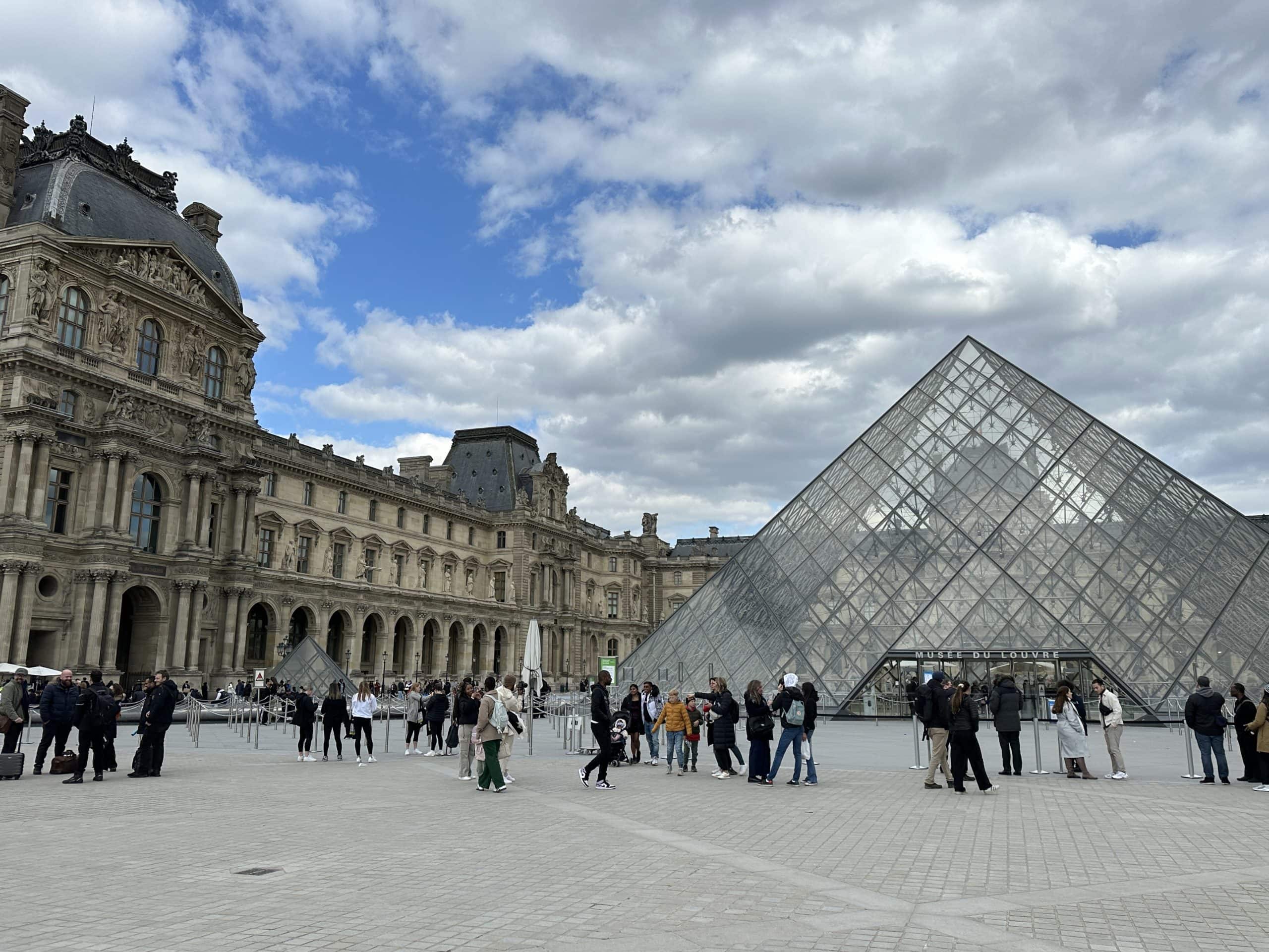 Entrance to the Louvre