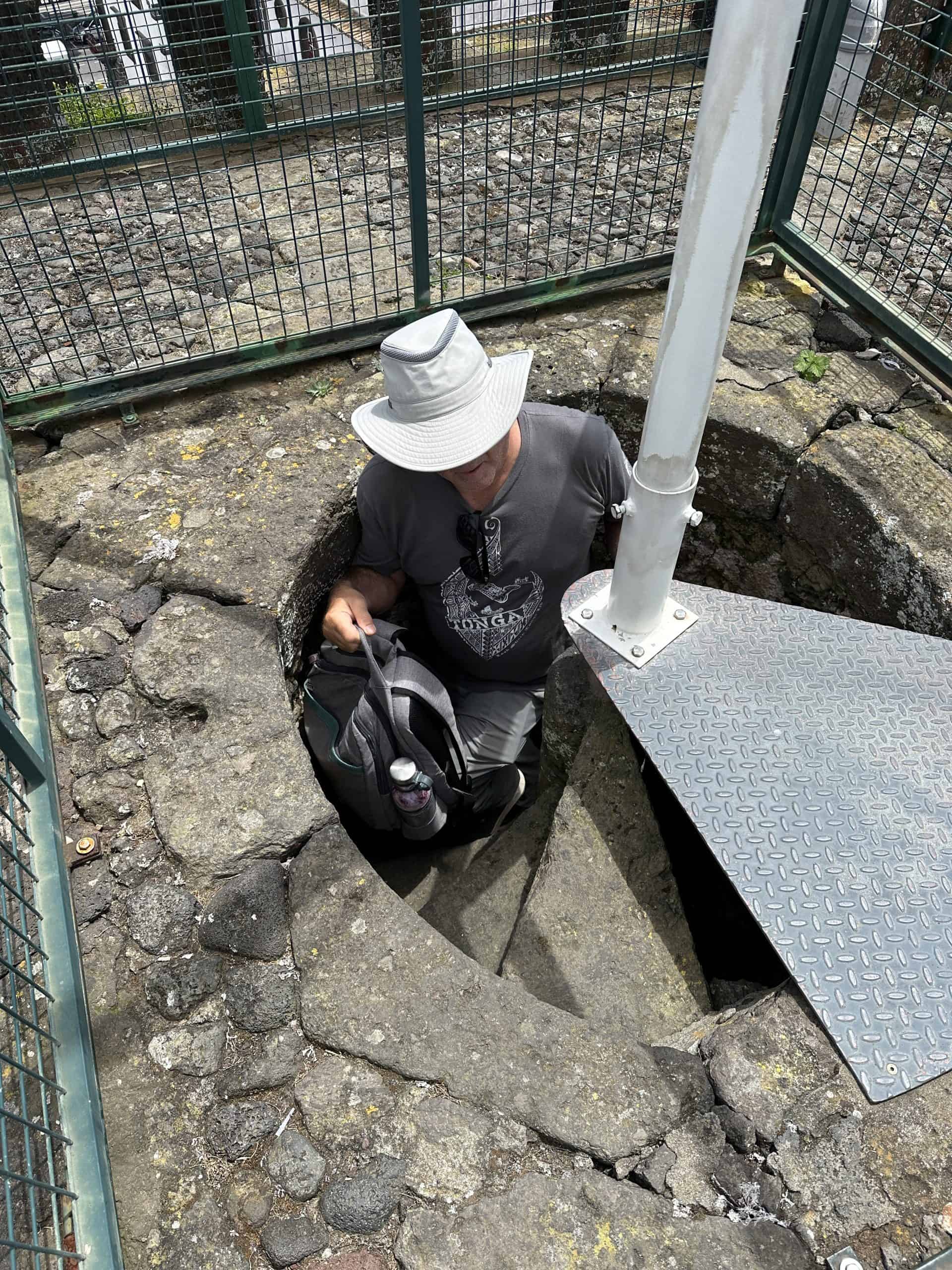 Opening from the narrow stairway