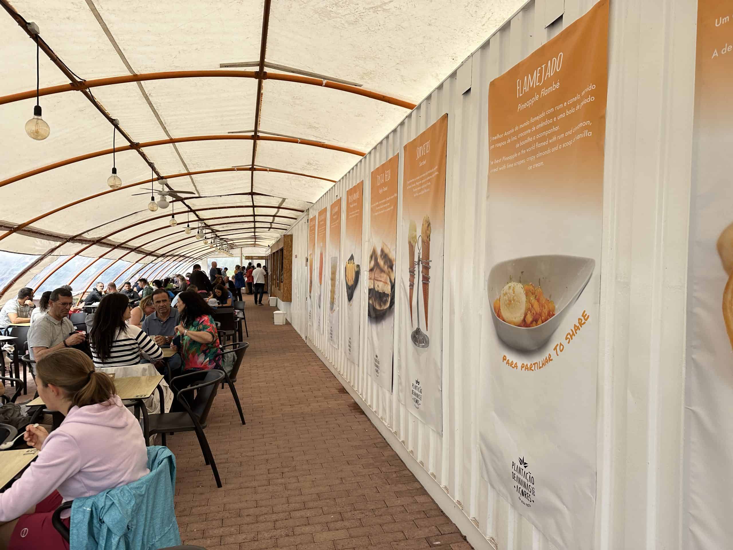 Pineapple tasting room