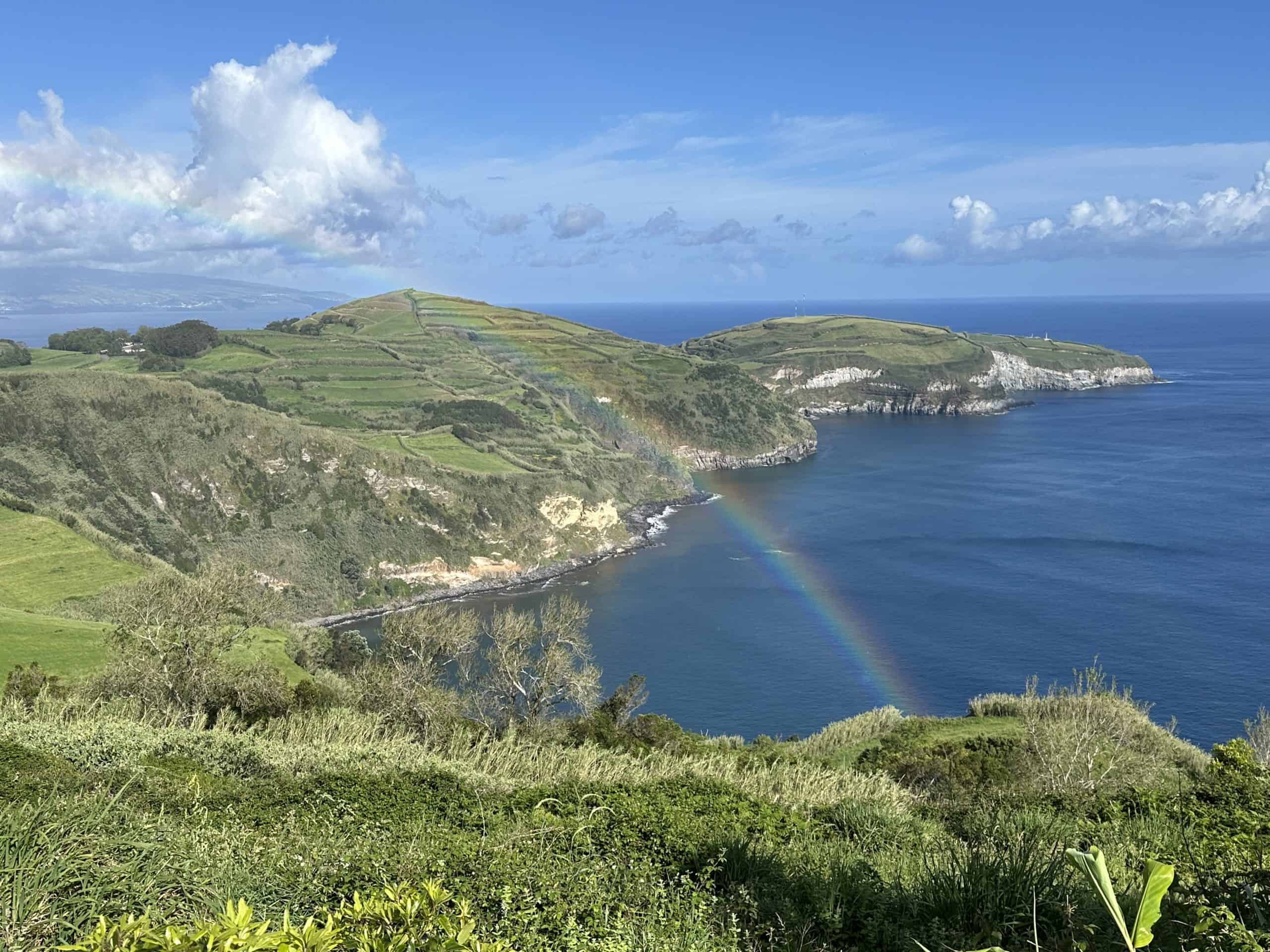 Rainbow over da Santa Iria