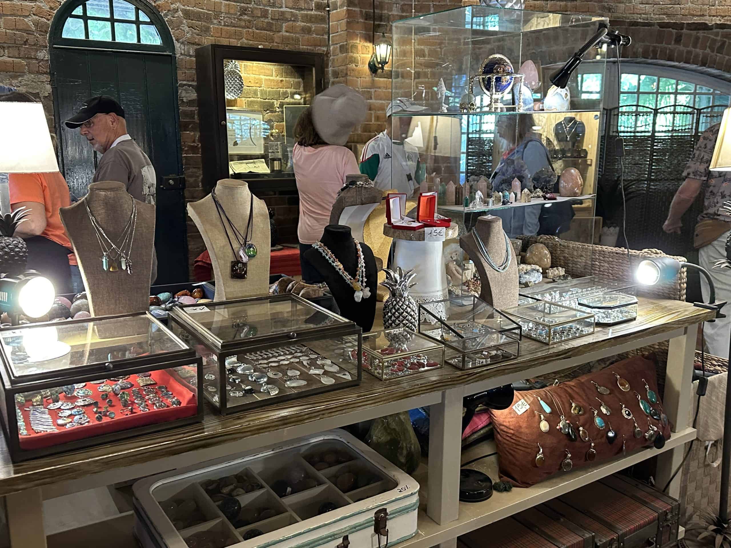 Inside the gift shop