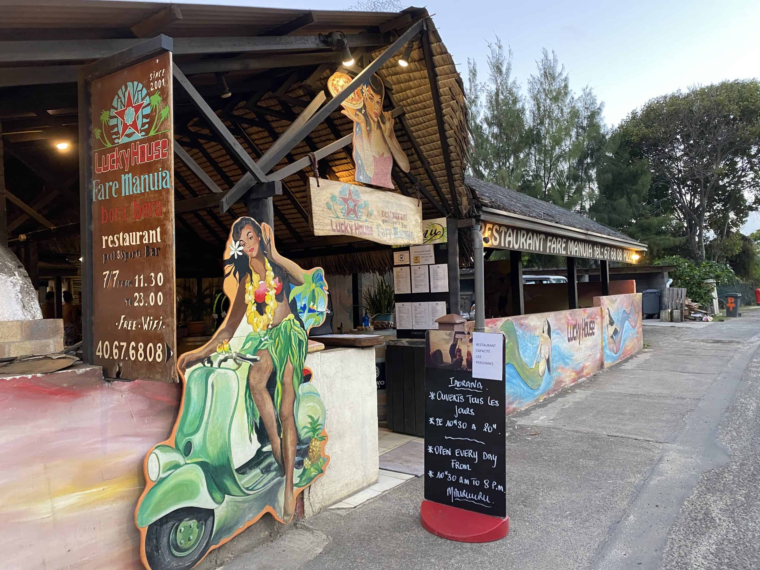 Lucky House restaurant exterior