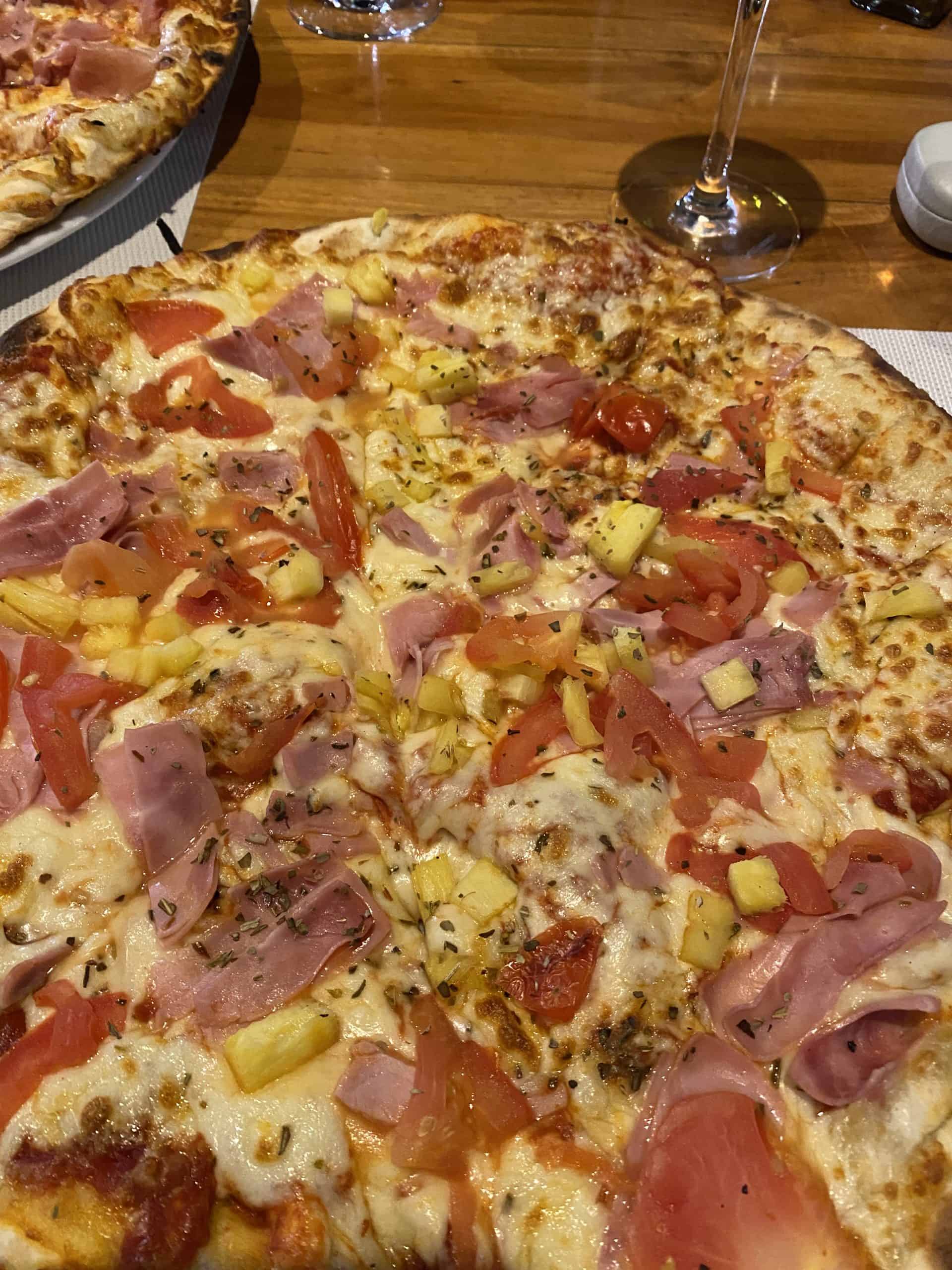 Pizza at Lucky House