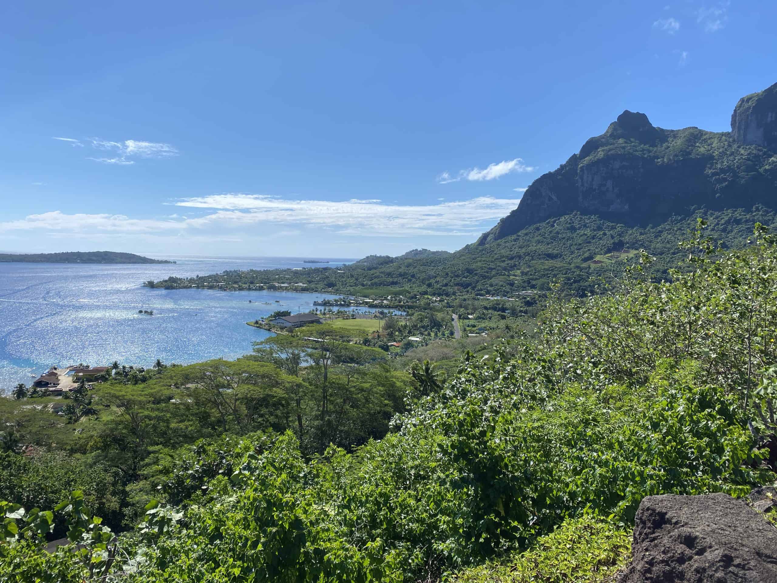 Scenic view of Bora Bora