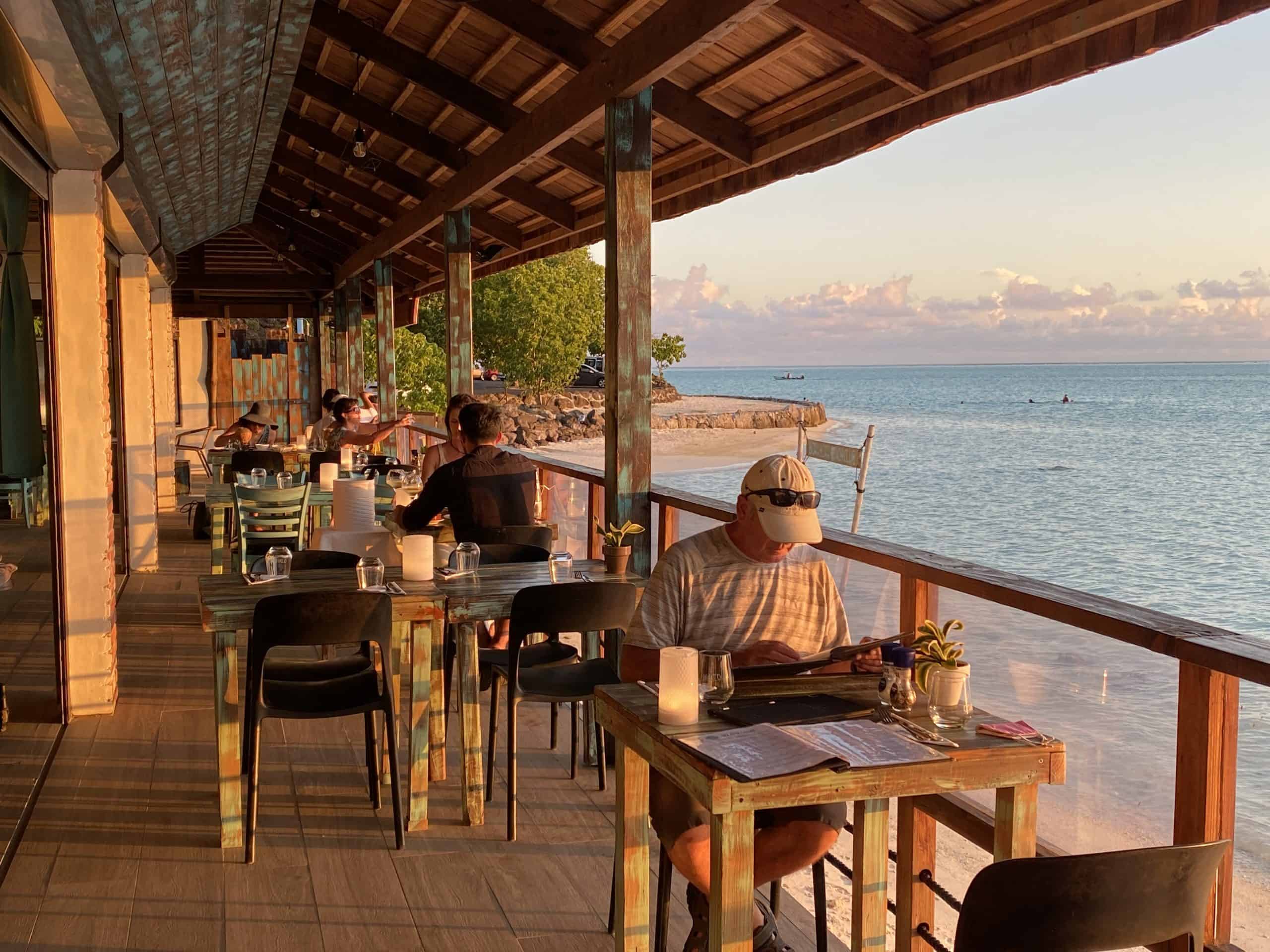 Patio at Bora Bora Beach Club