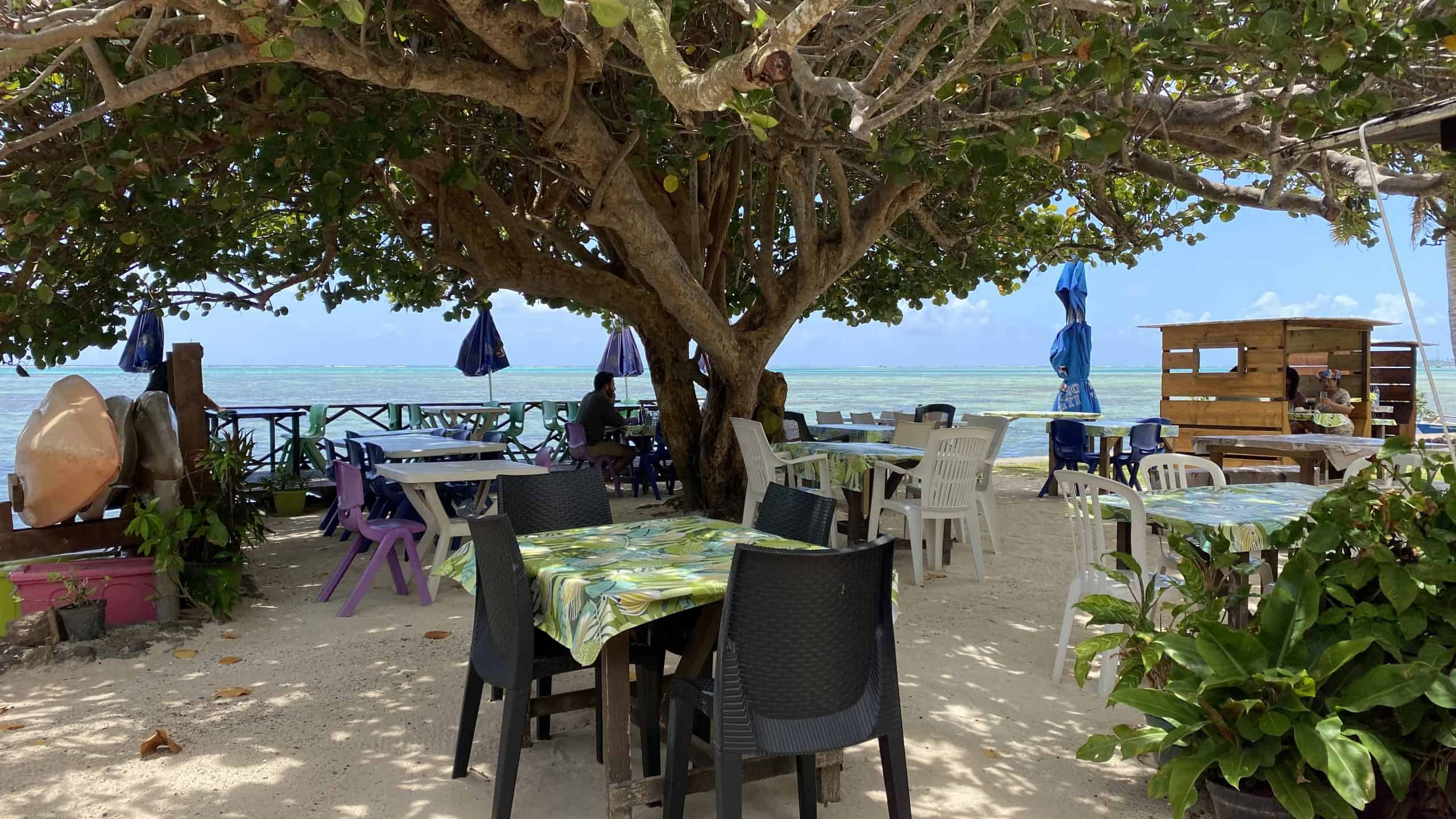 Patio at Snack Mahana