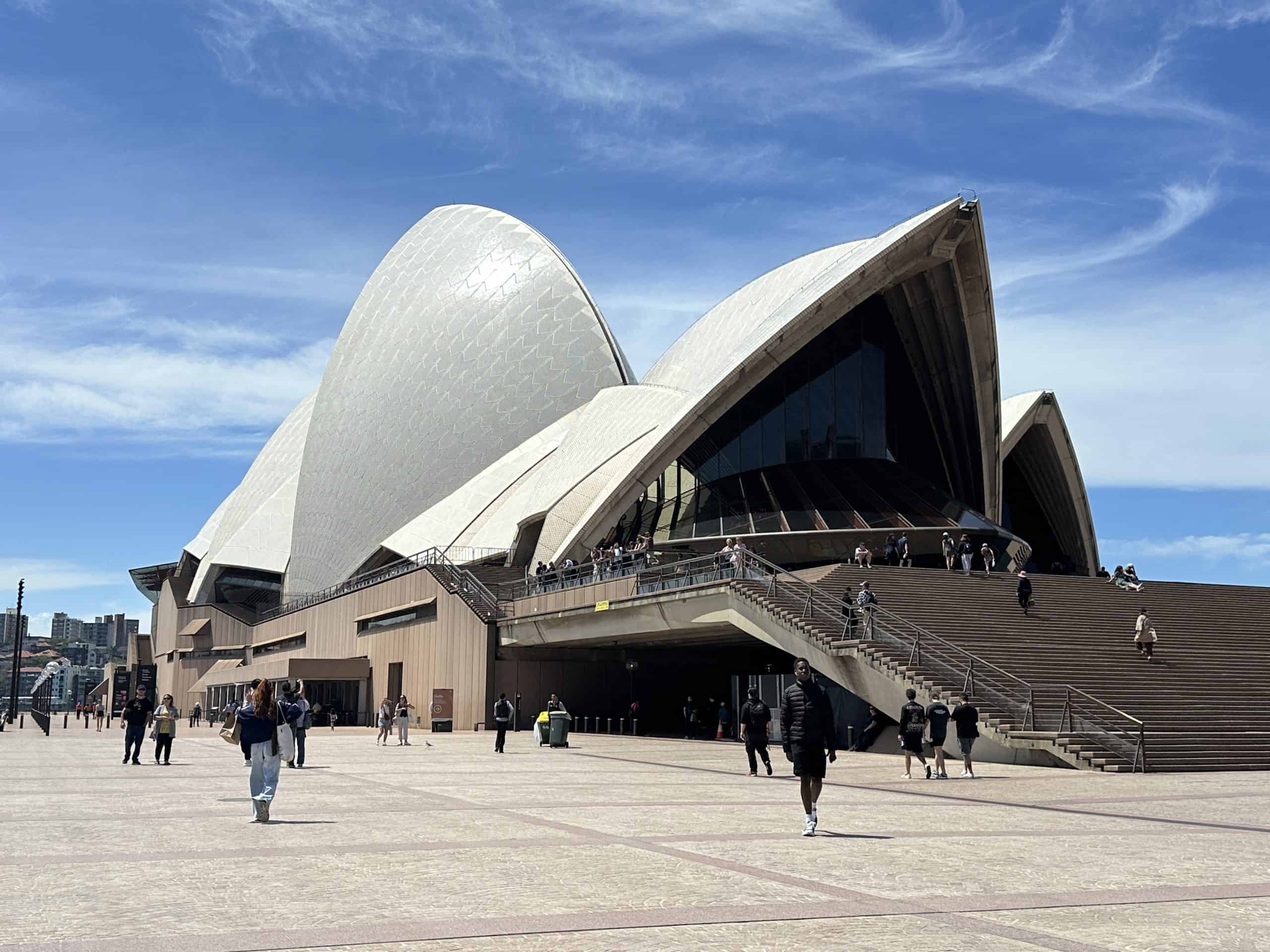 Outside of the Sydney Opera House