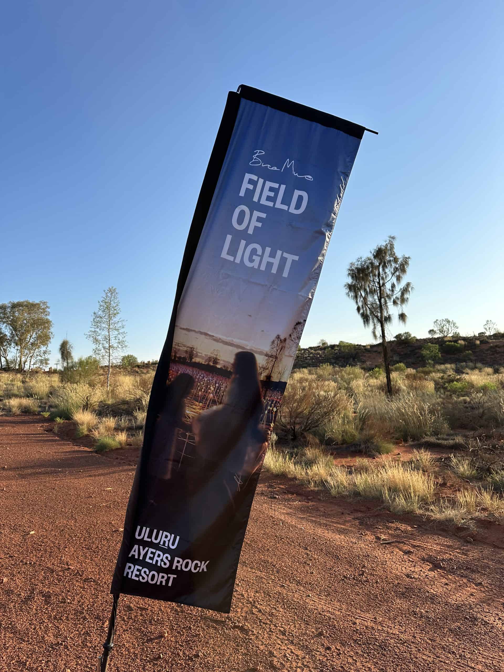 Field of Light banner