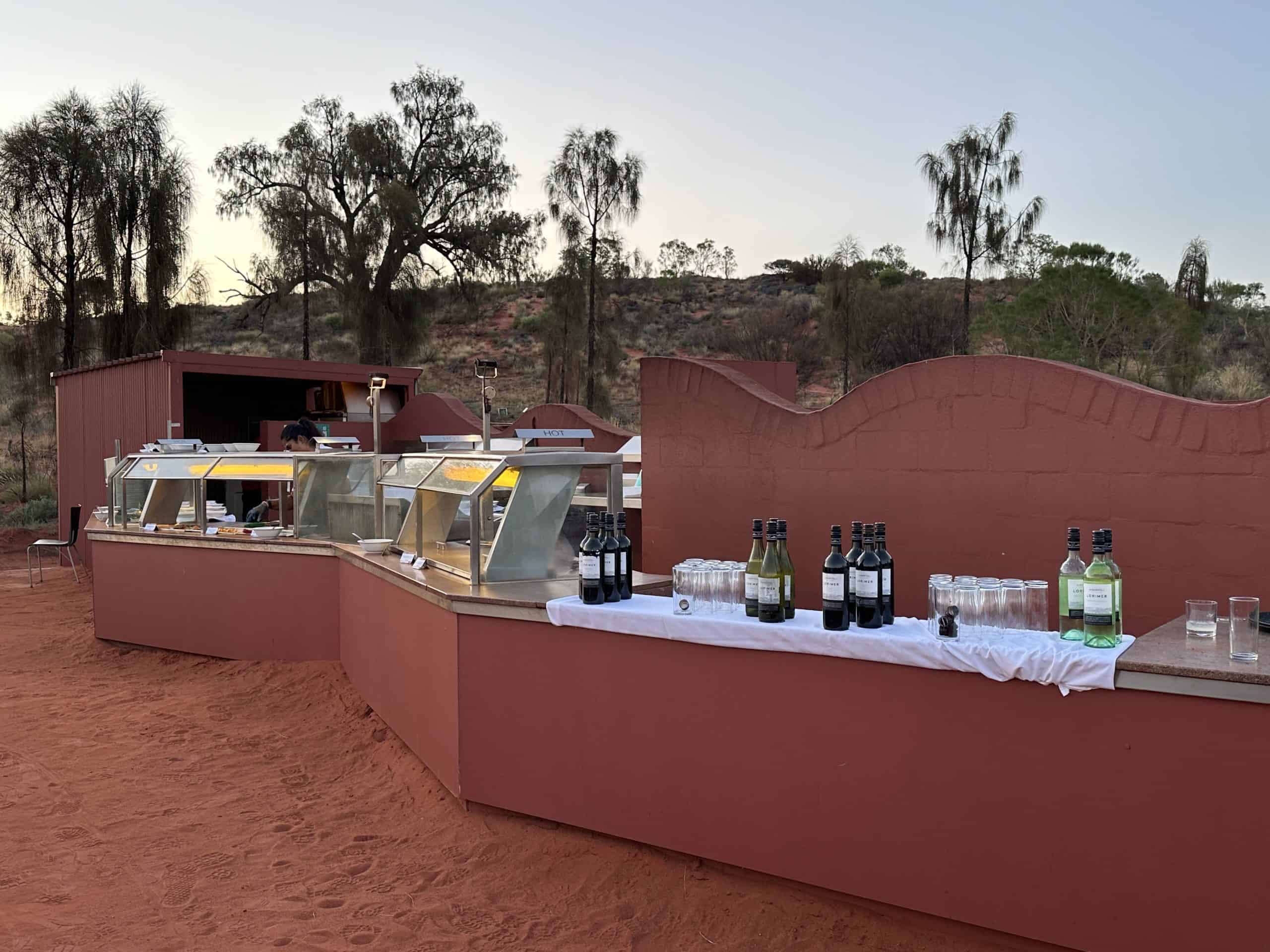 Buffet set up