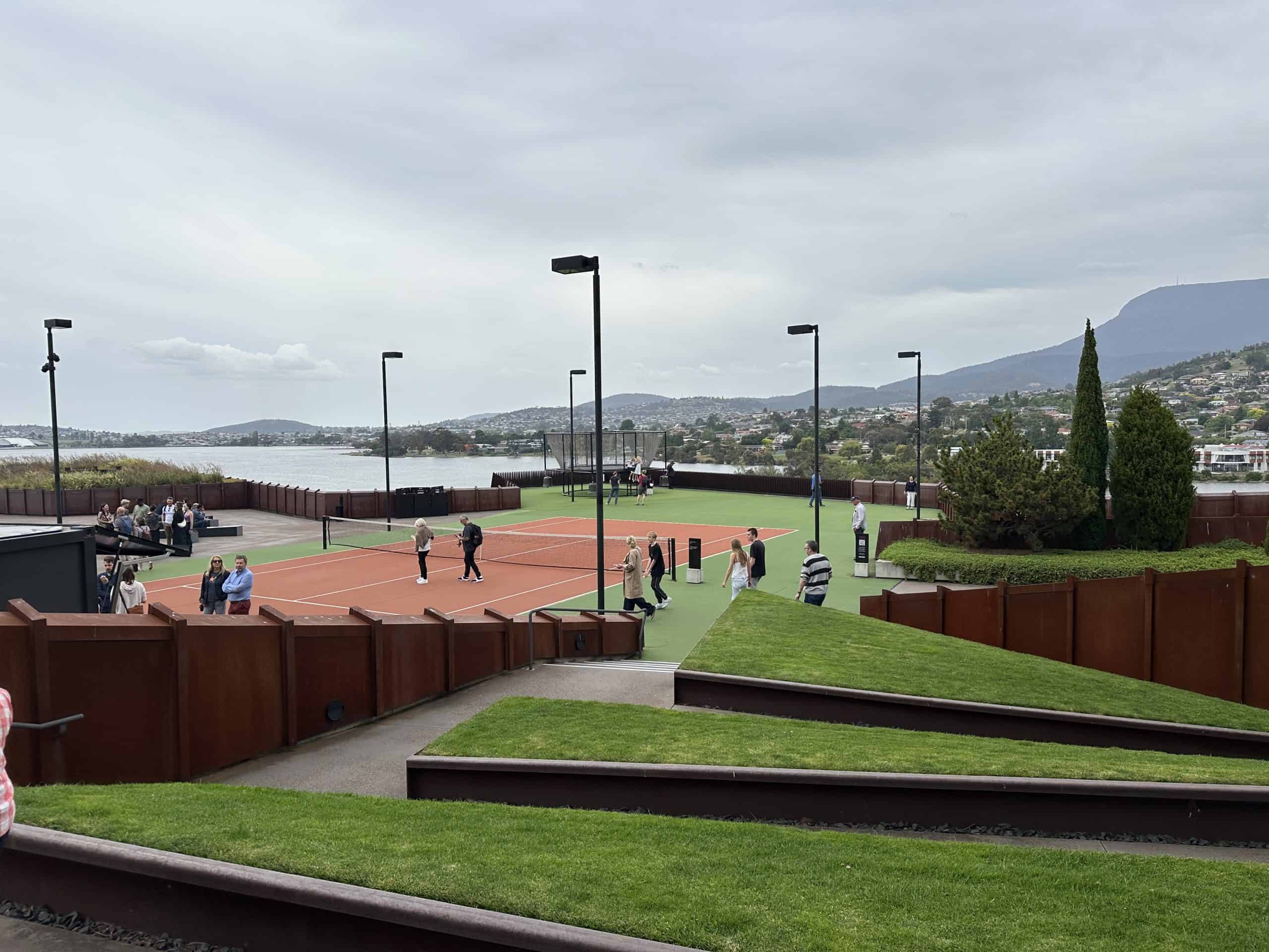 Outdoor social areas at MONA