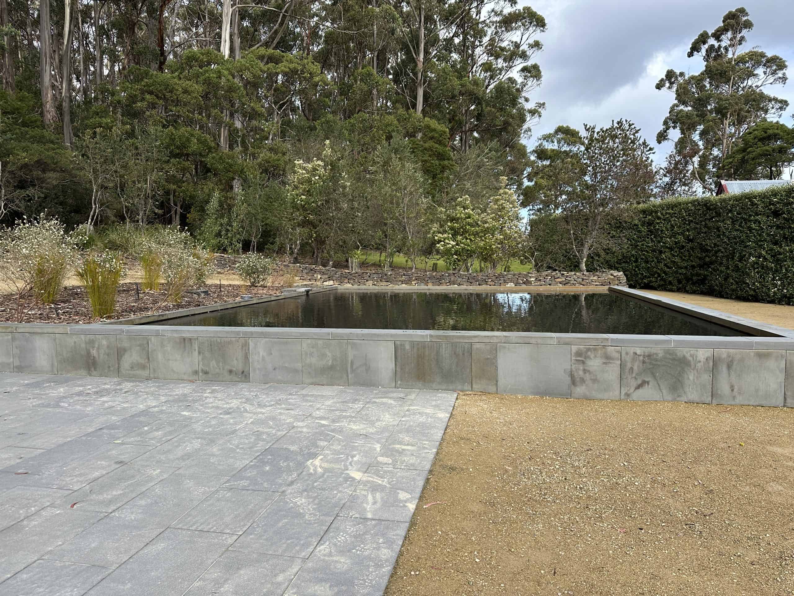 Reflection pool at Port Arthur