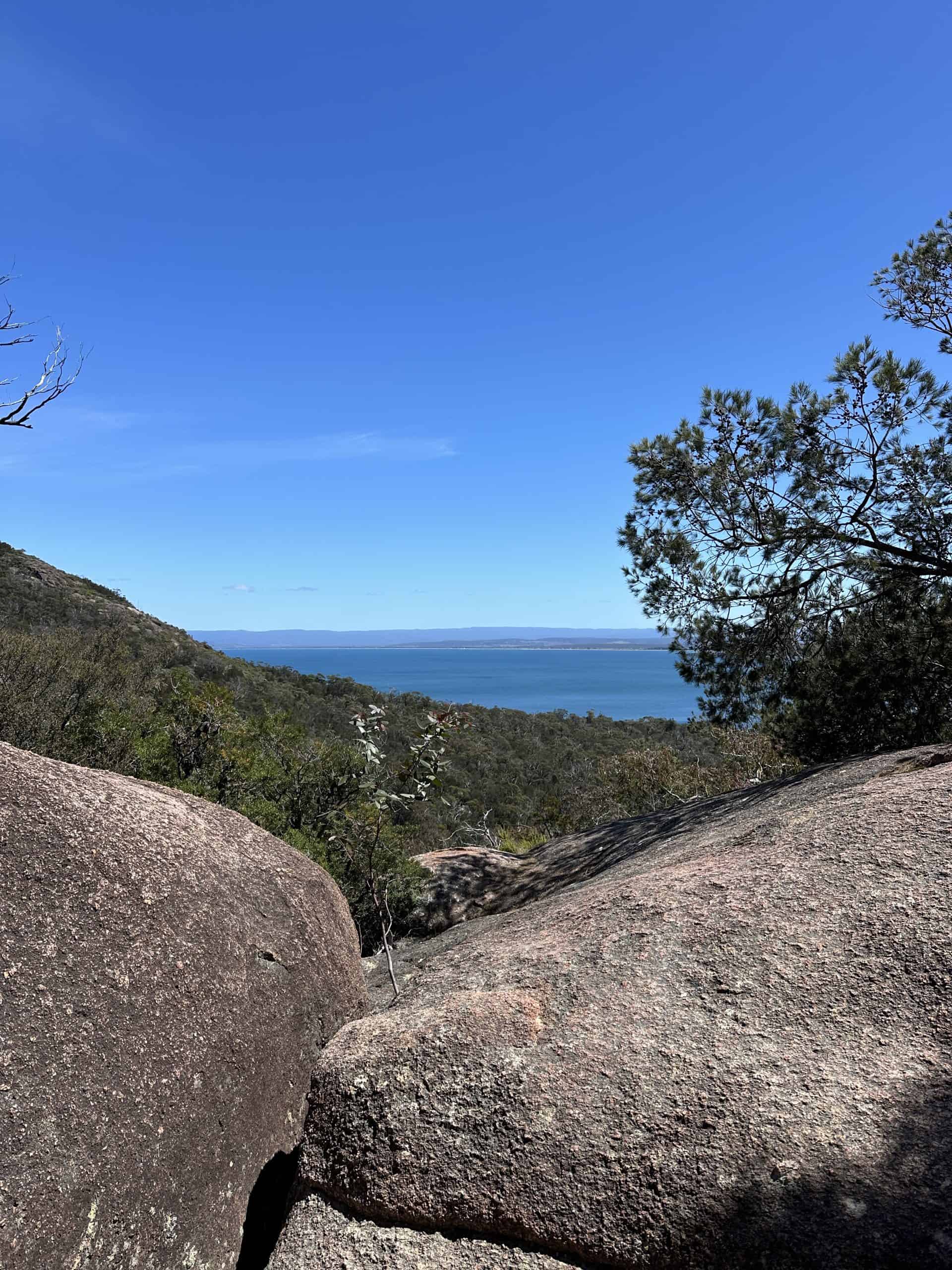 Peeks along the way of the beautiful vistas